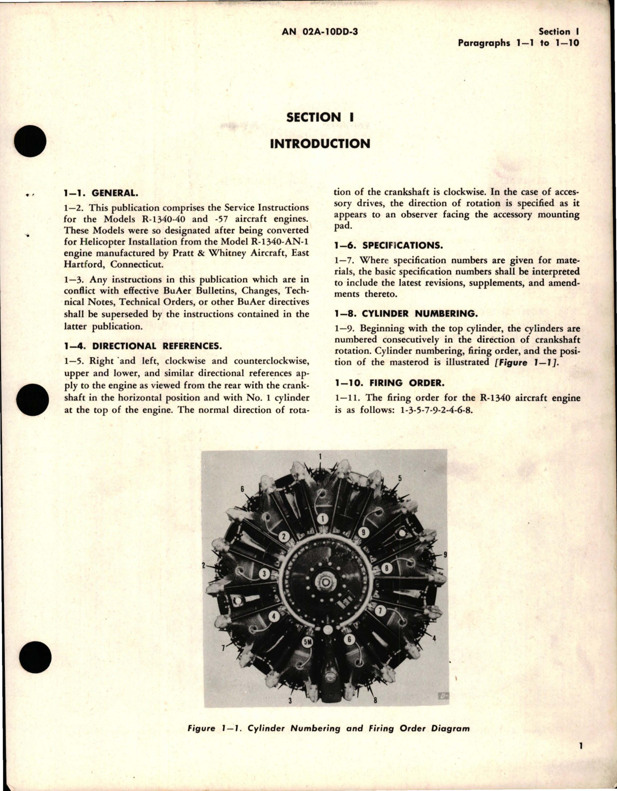 Sample page 7 from AirCorps Library document: Overhaul Instructions for R-1340-40 and R-1340-57 Engines
