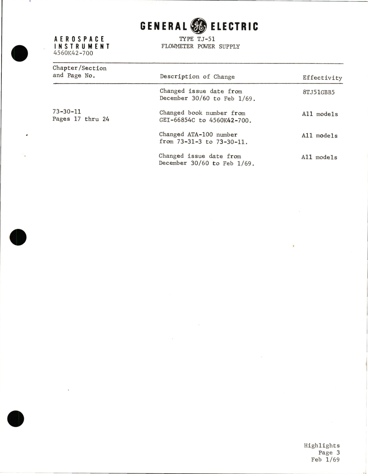 Sample page 5 from AirCorps Library document: Overhaul Manual for Flowmeter Power Supply - Type TJ-51 - Models 8TJ51GAA5 and 8TJ51GBB5 