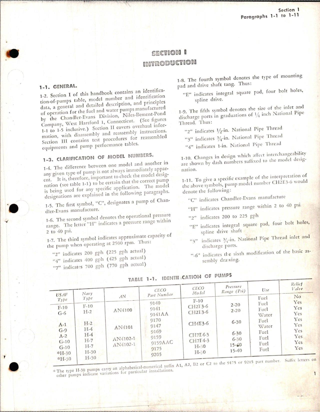 Sample page 5 from AirCorps Library document: Overhaul Instructions with Parts Catalog for Fuel and Water Pumps