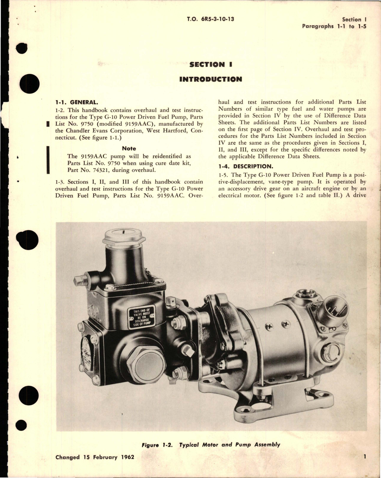 Sample page 5 from AirCorps Library document: Overhaul Instructions for Fuel and Water Pumps - Types A-1, A-2, F-10, G-6, G-9, and G-10