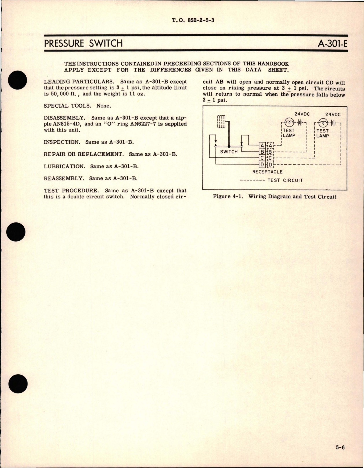 Sample page 7 from AirCorps Library document: Overhaul Instructions for Pressure Switches 