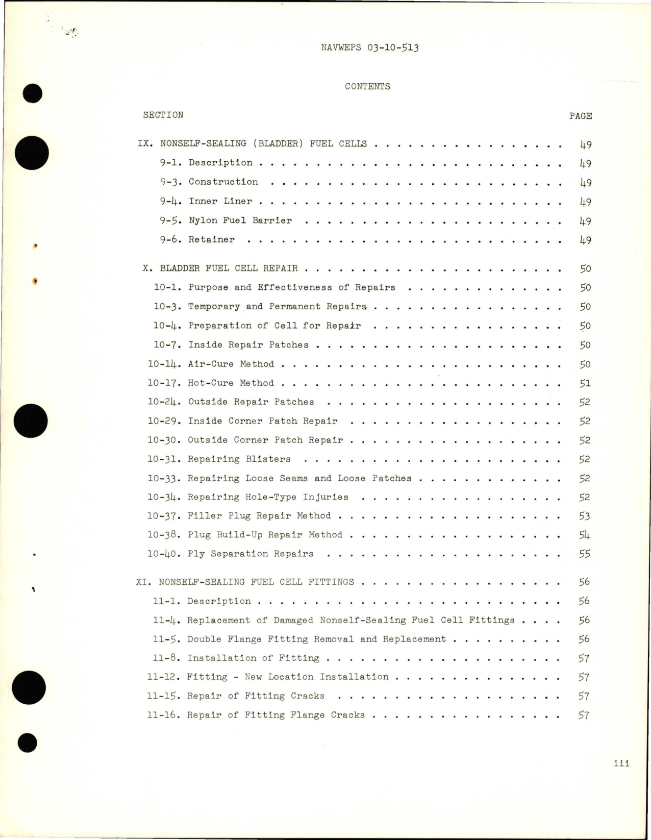 Sample page 7 from AirCorps Library document: Maintenance Instructions for Self-Sealing and Bladder Type Fuel, Oil & Water Alcohol Cells