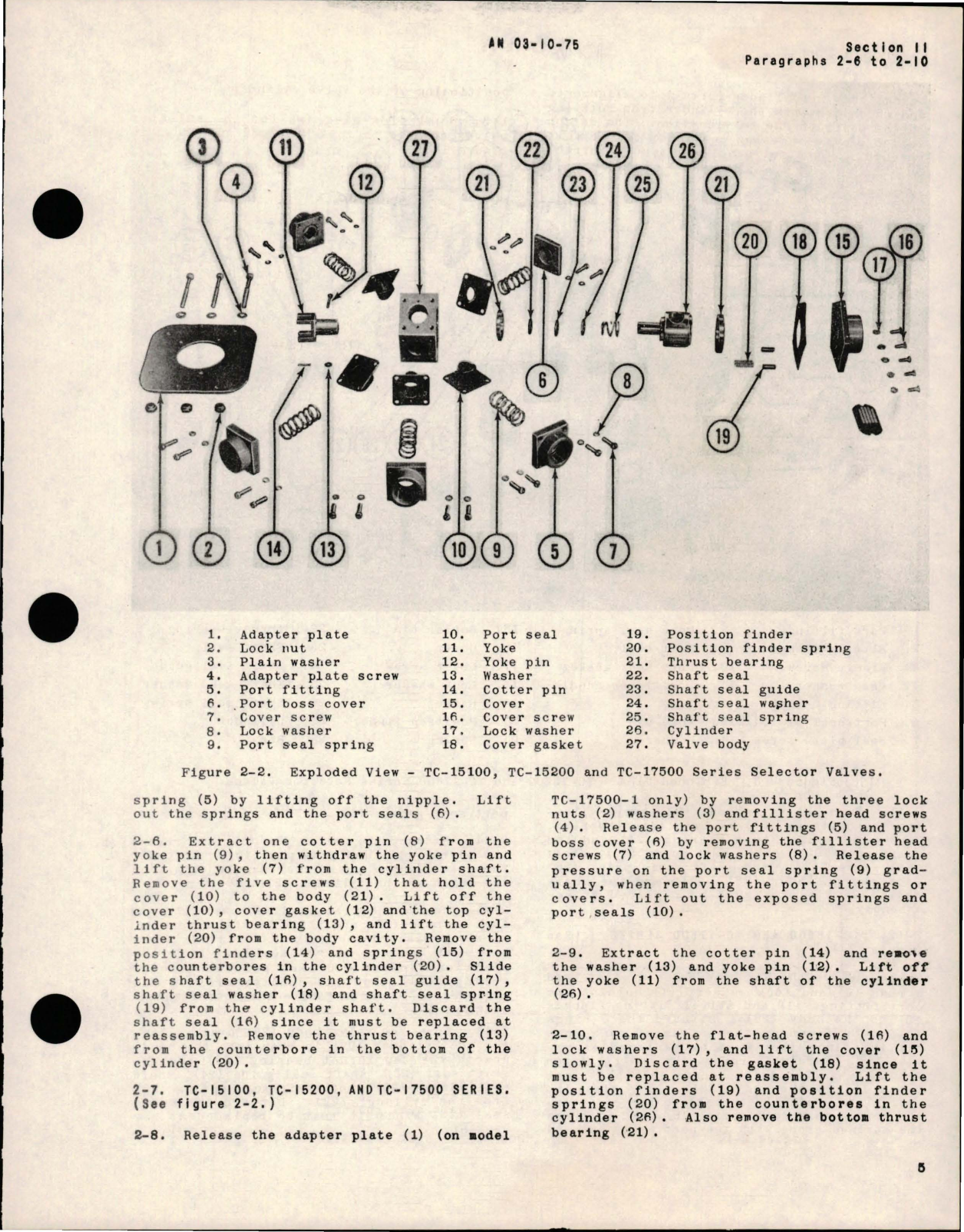 Sample page 7 from AirCorps Library document: Overhaul Instructions for Selector Cocks 