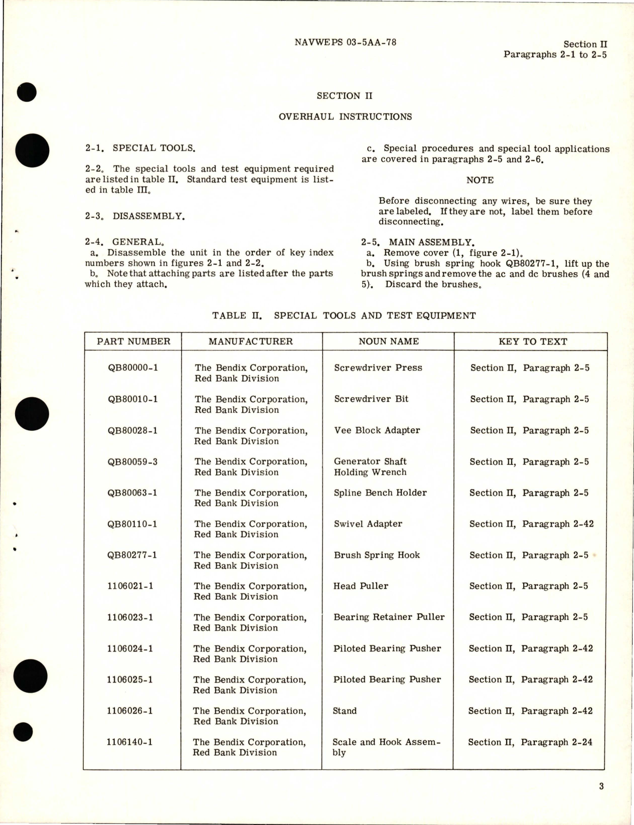 Sample page 7 from AirCorps Library document: Overhaul Instructions for Alternating Current Generator