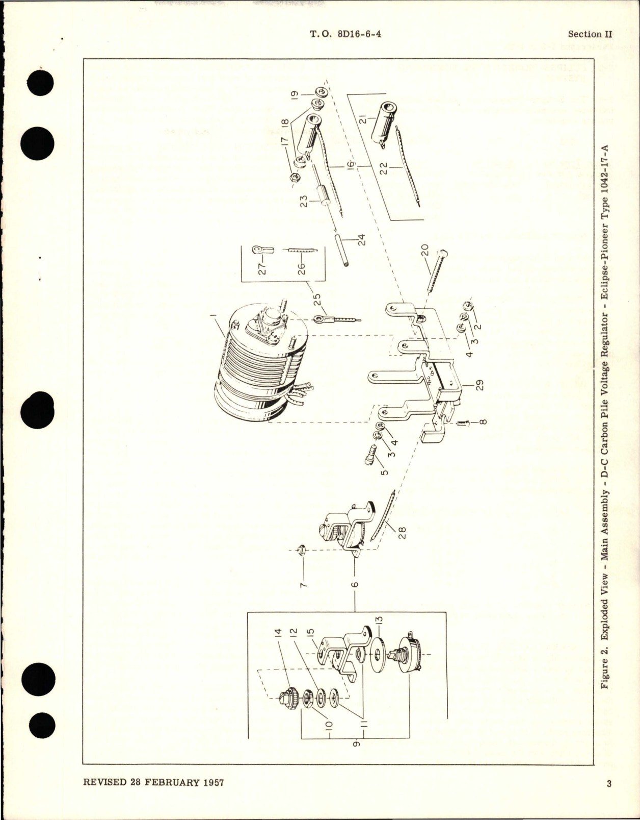 Sample page 5 from AirCorps Library document: D-C Carbon Pile Voltage Regulator - Type 1042-17-A
