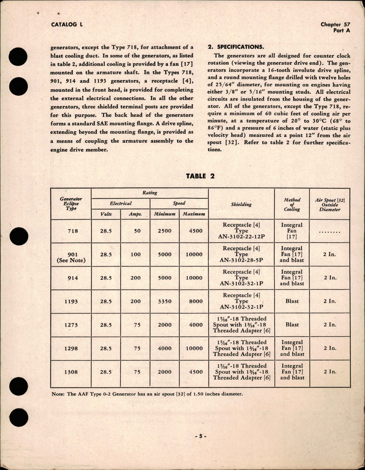 Sample page 5 from AirCorps Library document: Operating and Service Instructions for Engine Driven Single Voltage High Field Current DC Generators 