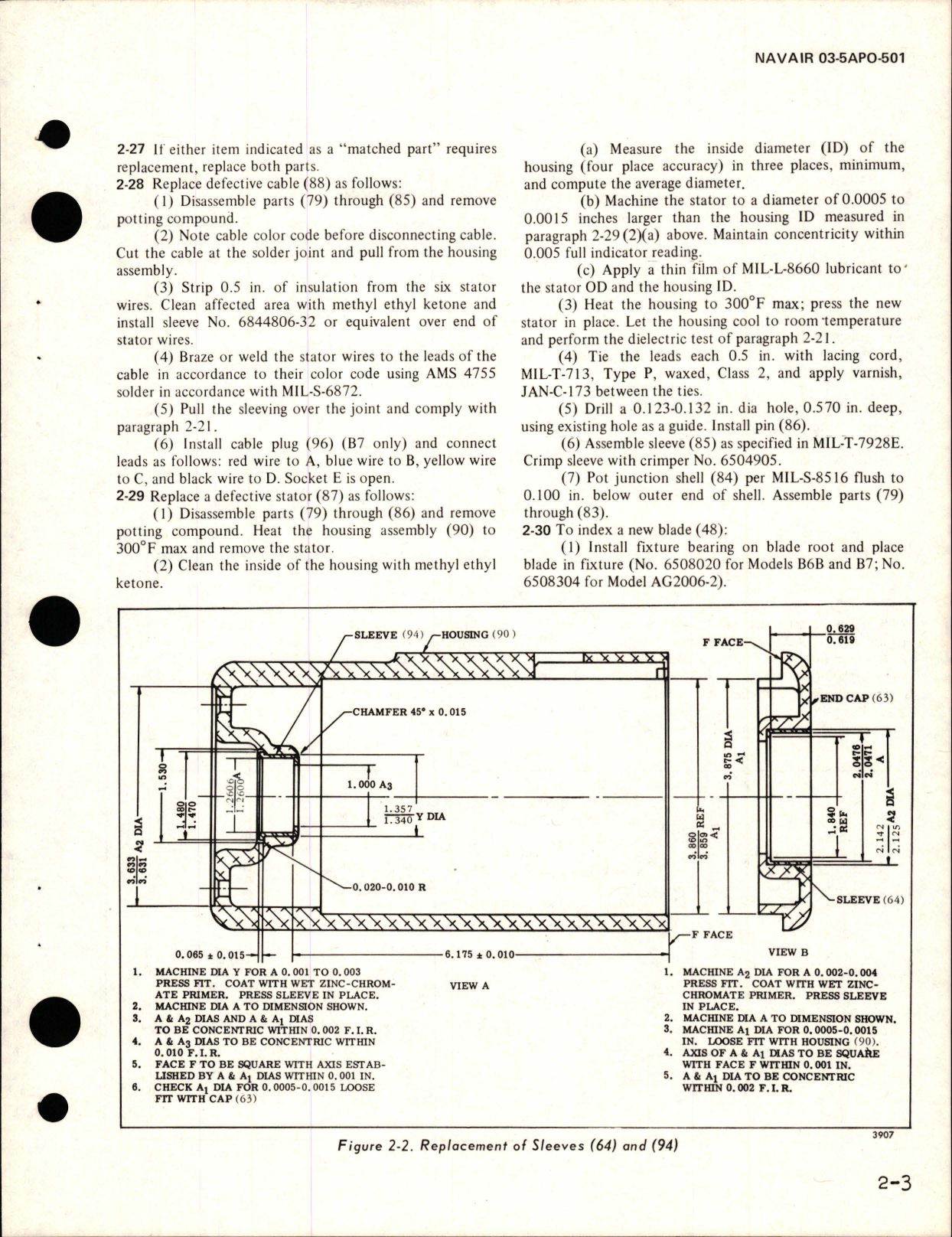 Sample page 7 from AirCorps Library document: Overhaul Instructions with Illustrated Parts Breakdown for Air Driven Generator Assembly
