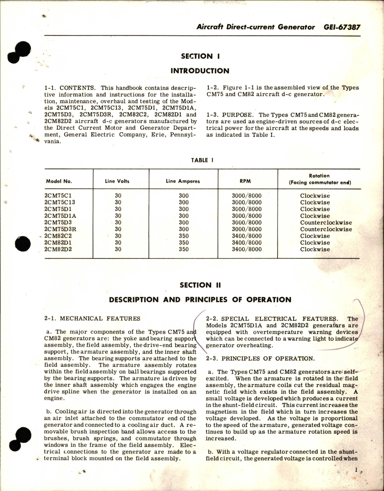 Sample page 5 from AirCorps Library document: Instructions for Direct-Current Generator 