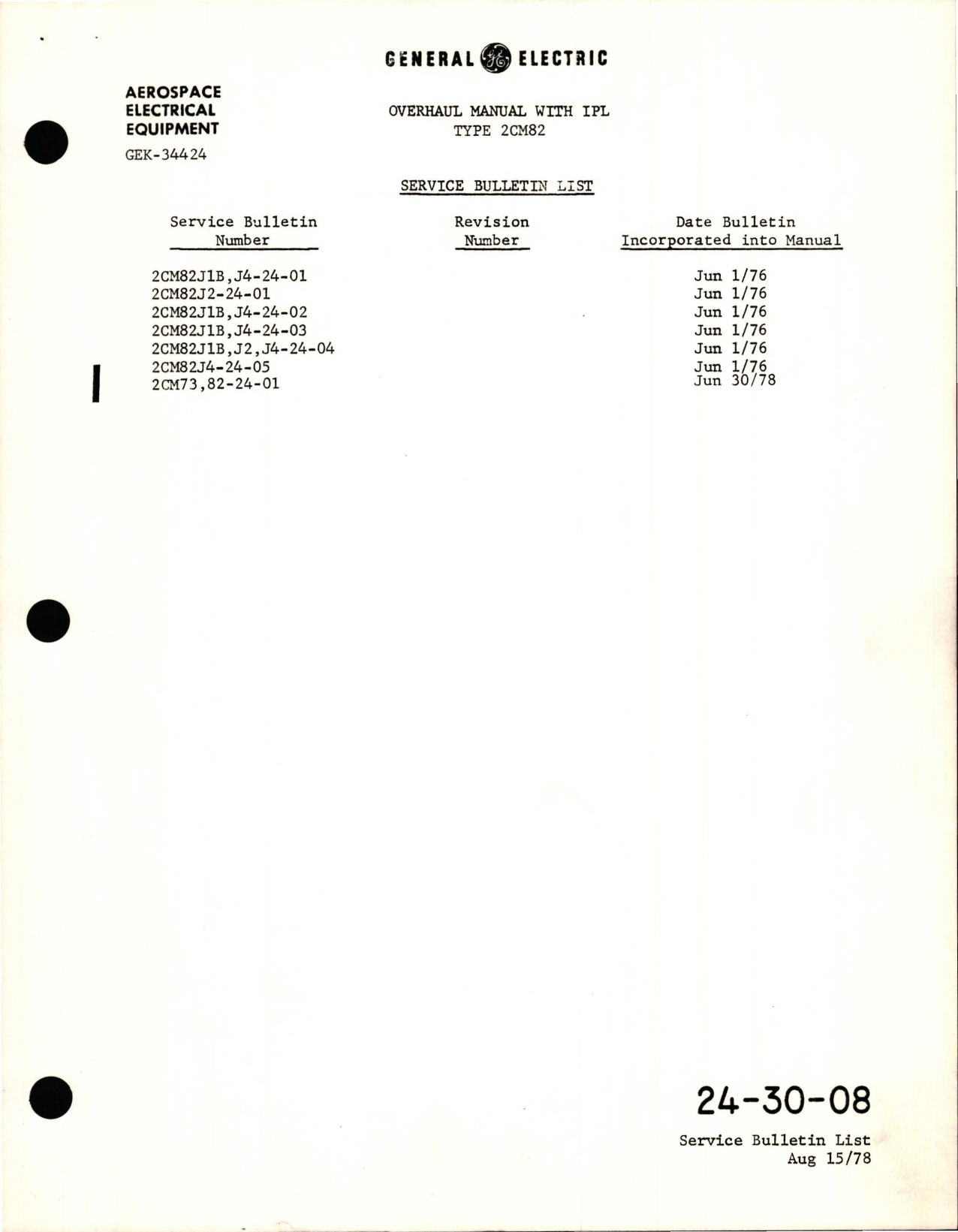 Sample page 7 from AirCorps Library document: Overhaul with Illustrated Parts List for DC Starter Generator - Models 2CM82J1, 2CM82J1B, 2CM82J2, and 2CM82J4 - Revision 3