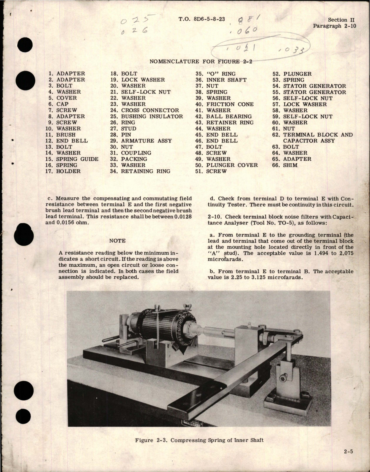 Sample page 9 from AirCorps Library document: Overhaul for DC Generator- Models 2CM75F2, 2CM75F2A, 2CM75F1, and 2CM75F1A 