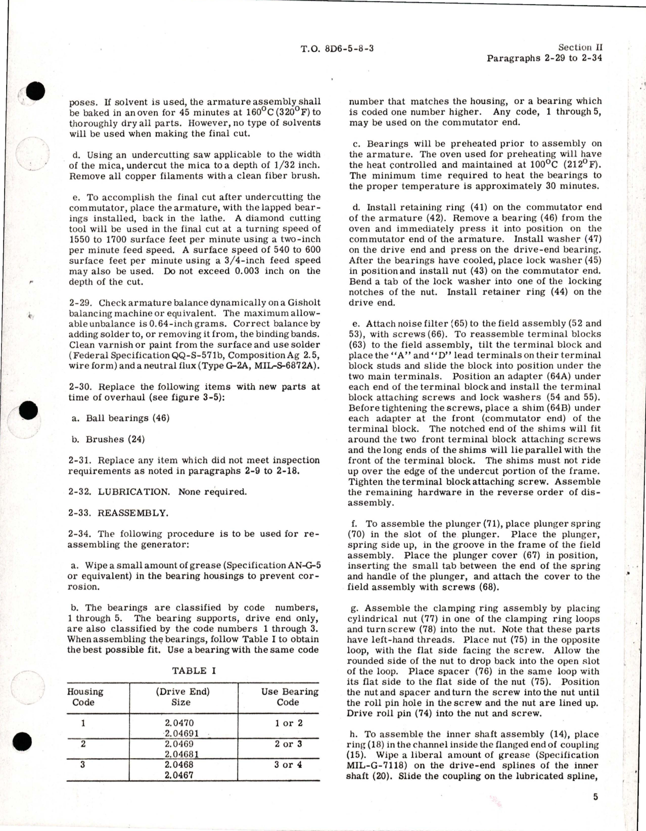 Sample page 9 from AirCorps Library document: Overhaul for DC Generator 