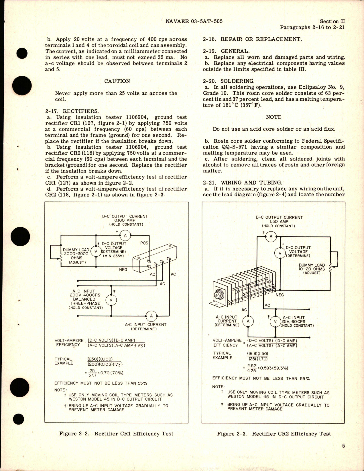Sample page 9 from AirCorps Library document: Overhaul Instructions for Voltage Regulator 