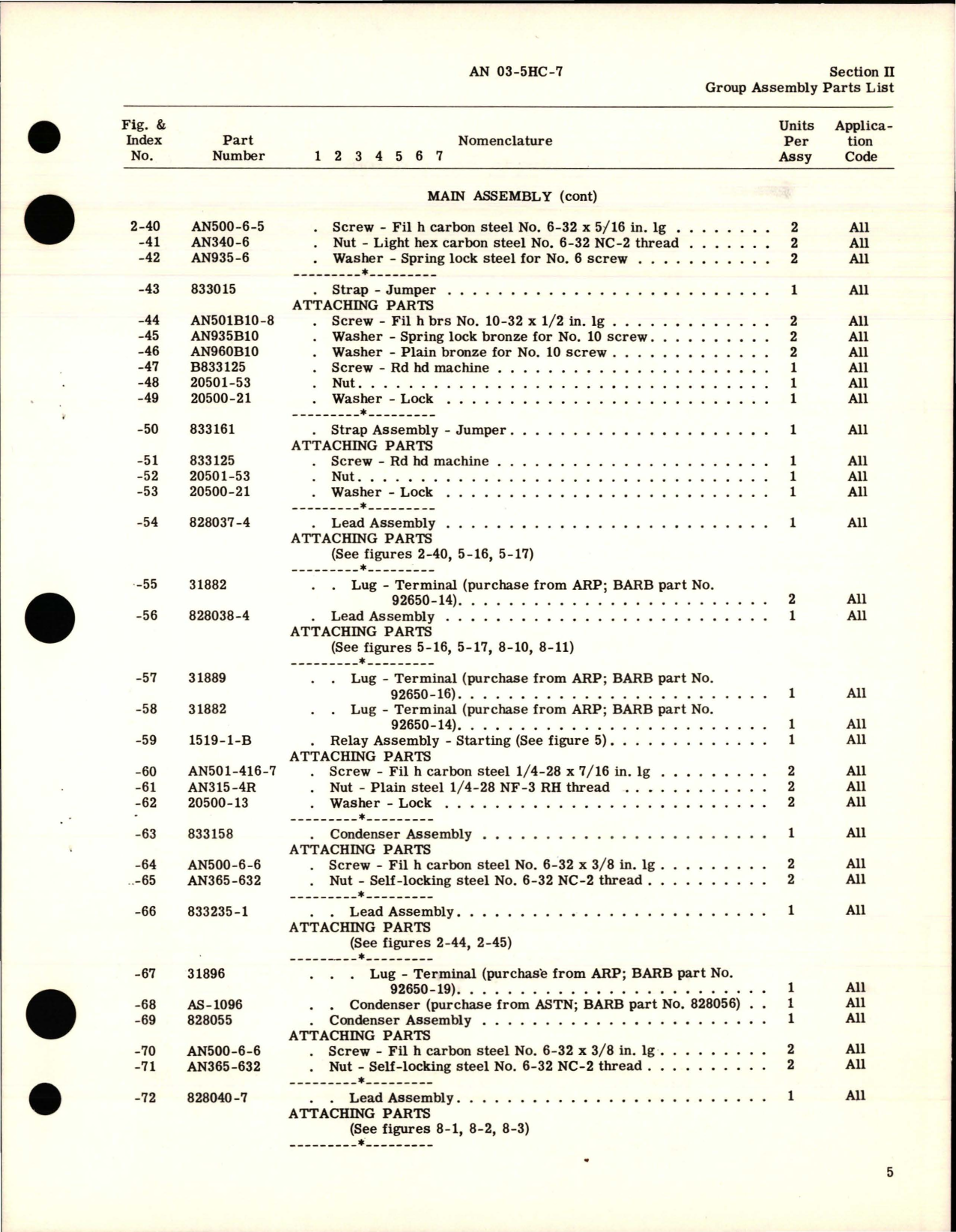 Sample page 9 from AirCorps Library document: Parts Catalog for Inverter 