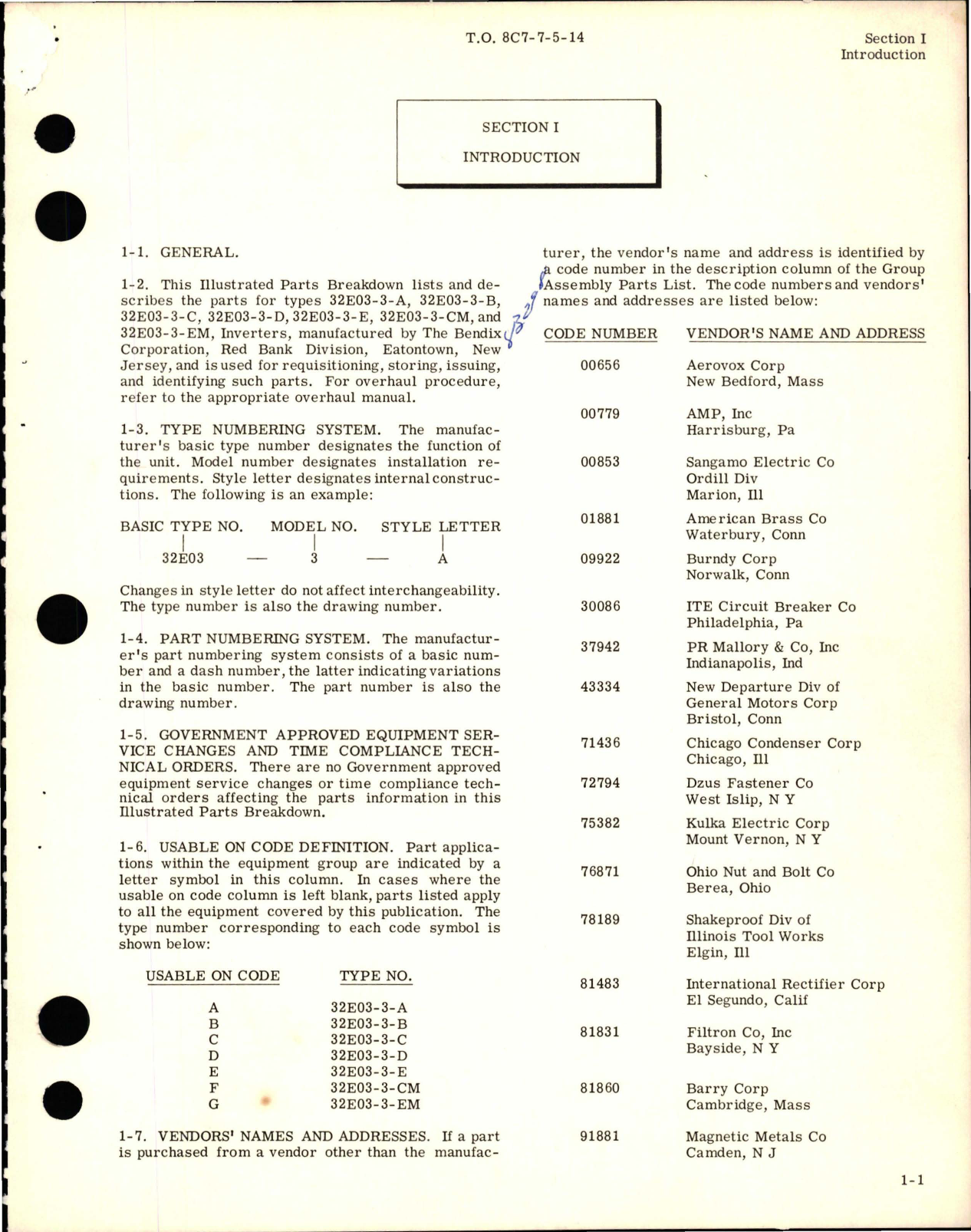 Sample page 5 from AirCorps Library document: Illustrated Parts Breakdown for Inverter 