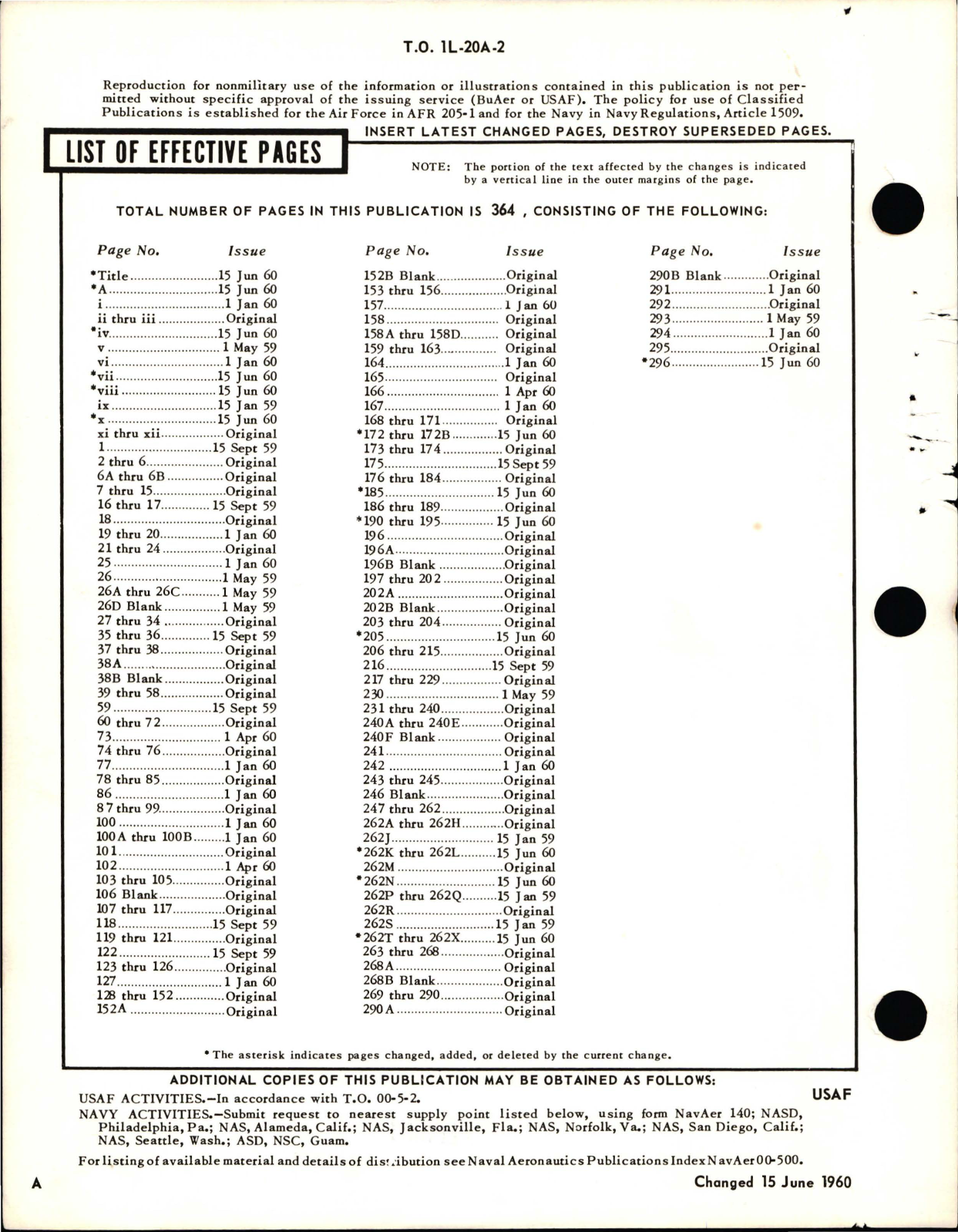 Sample page 8 from AirCorps Library document: Maintenance Instructions for L-20A