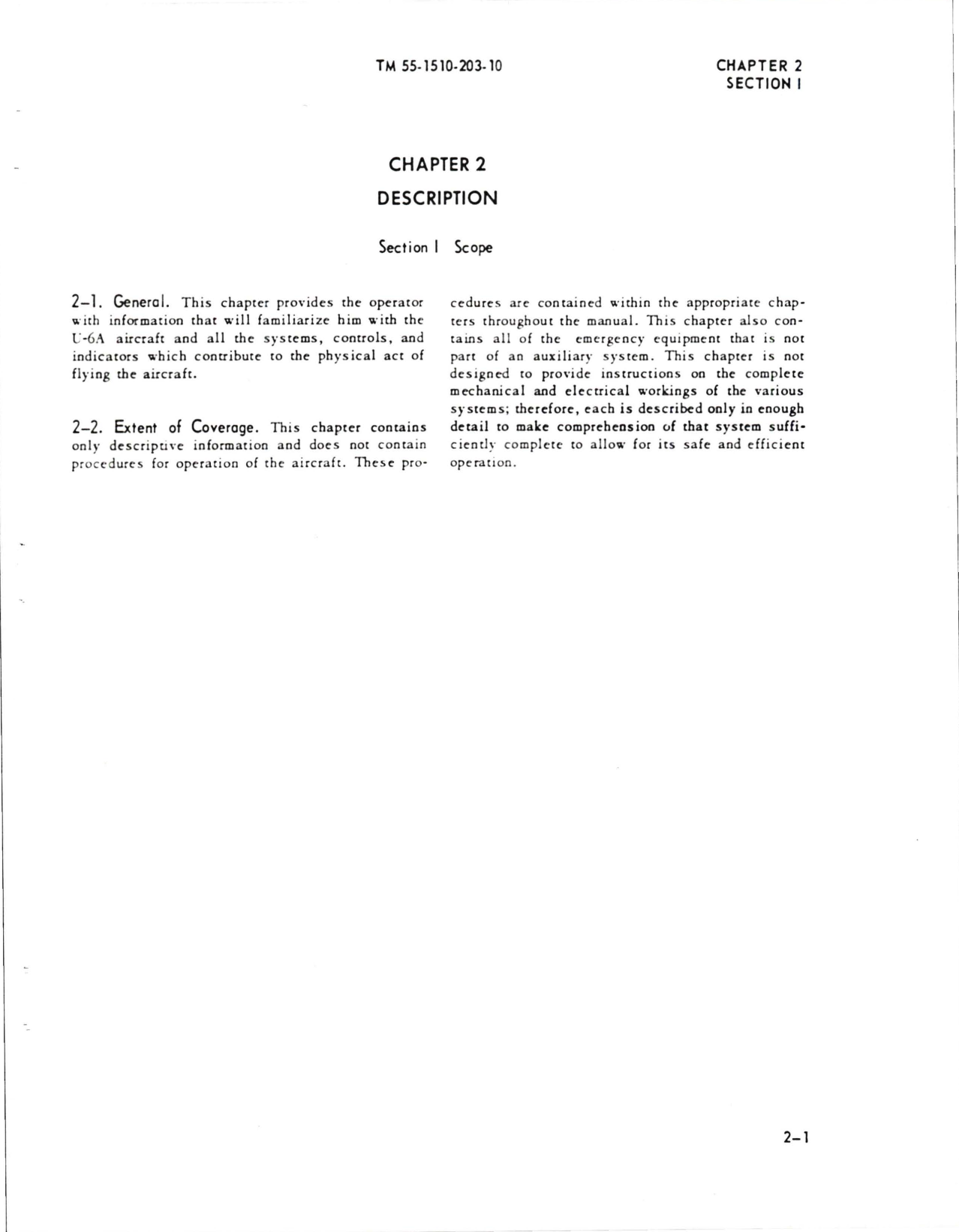Sample page 7 from AirCorps Library document: Operator's Manual for U-6A