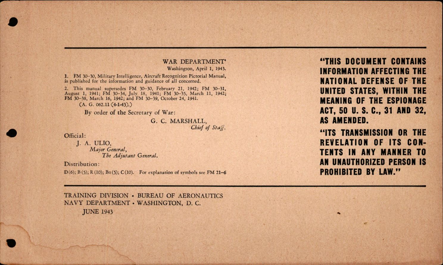 Sample page 5 from AirCorps Library document: Recognition Pictorial Manual