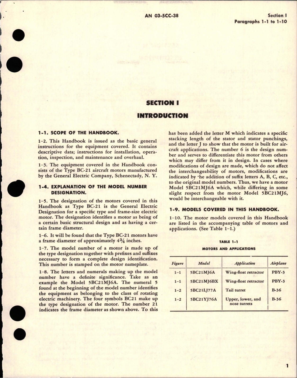Sample page 5 from AirCorps Library document: Overhaul Instructions for Aircraft Motors - Series 5BC21 