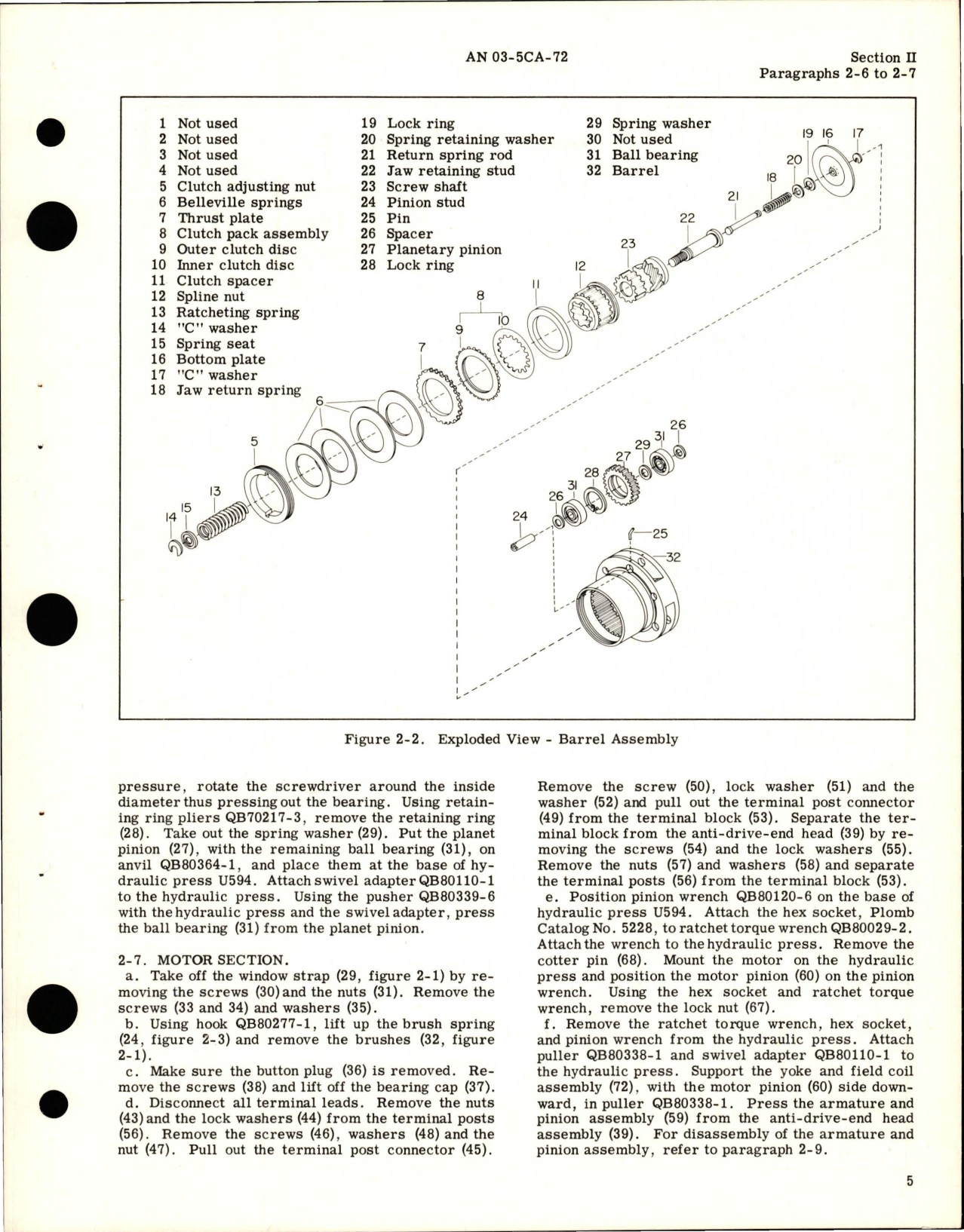 Sample page 9 from AirCorps Library document: Overhaul Instructions for Starters 