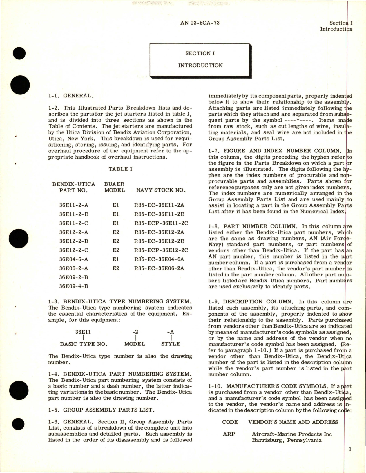 Sample page 5 from AirCorps Library document: Illustrated Parts Breakdown for Starters 