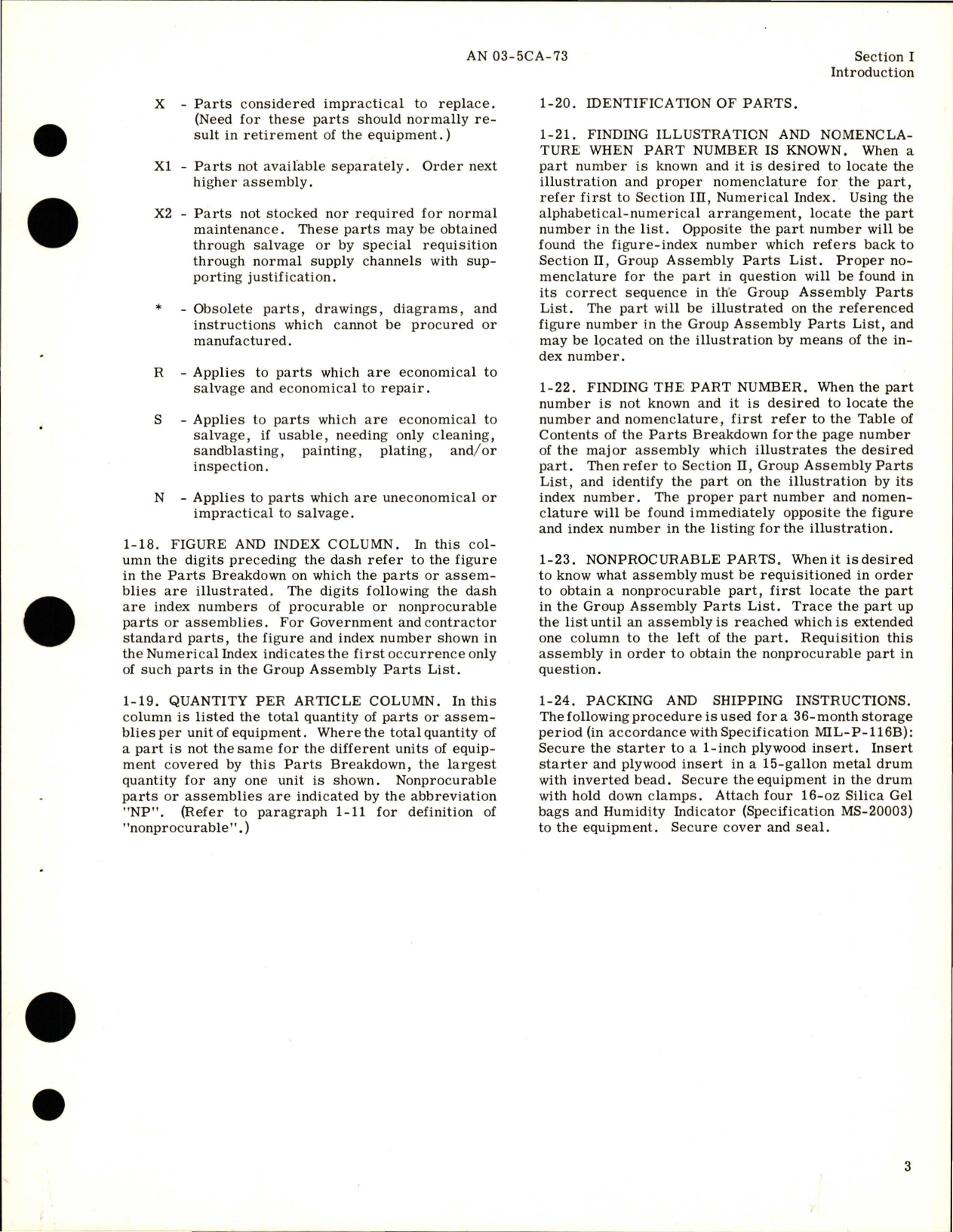 Sample page 7 from AirCorps Library document: Illustrated Parts Breakdown for Starters 