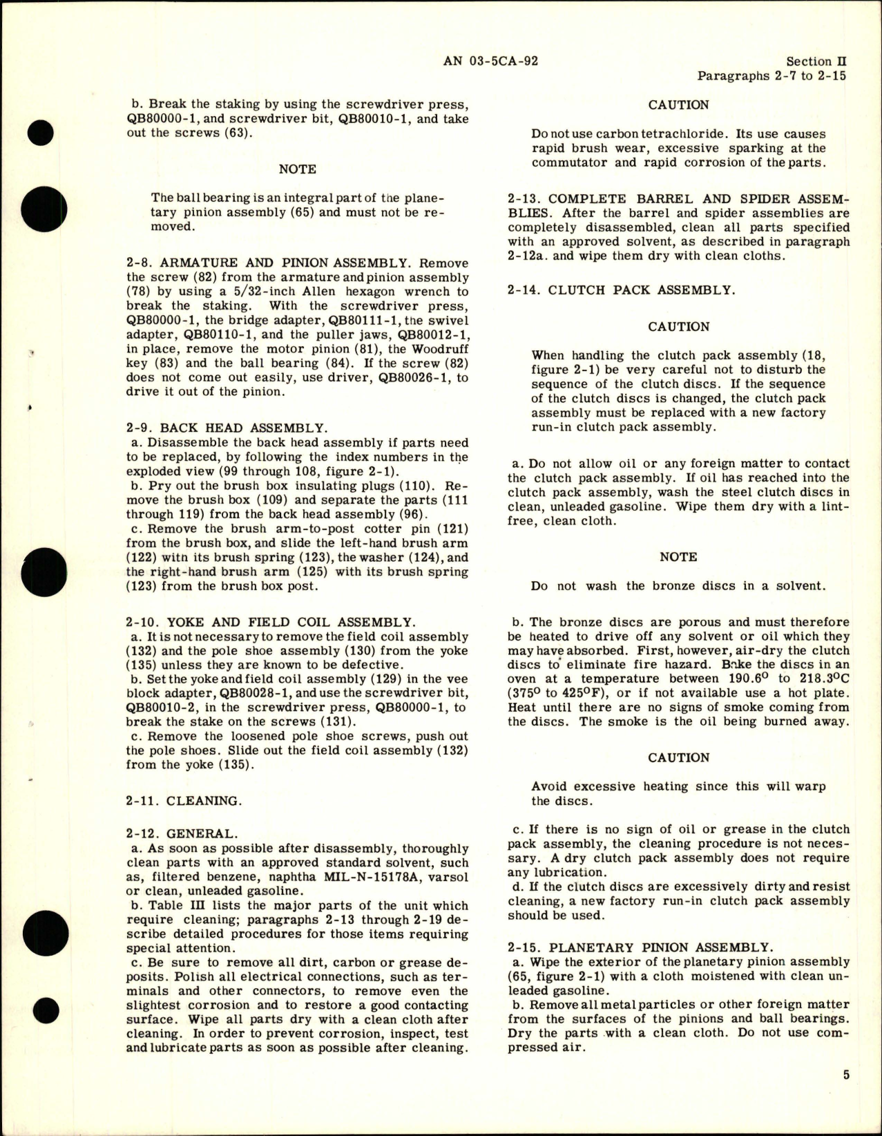 Sample page 9 from AirCorps Library document: Overhaul Instructions for Direct-Cranking Starter - Part 36E07-4-B
