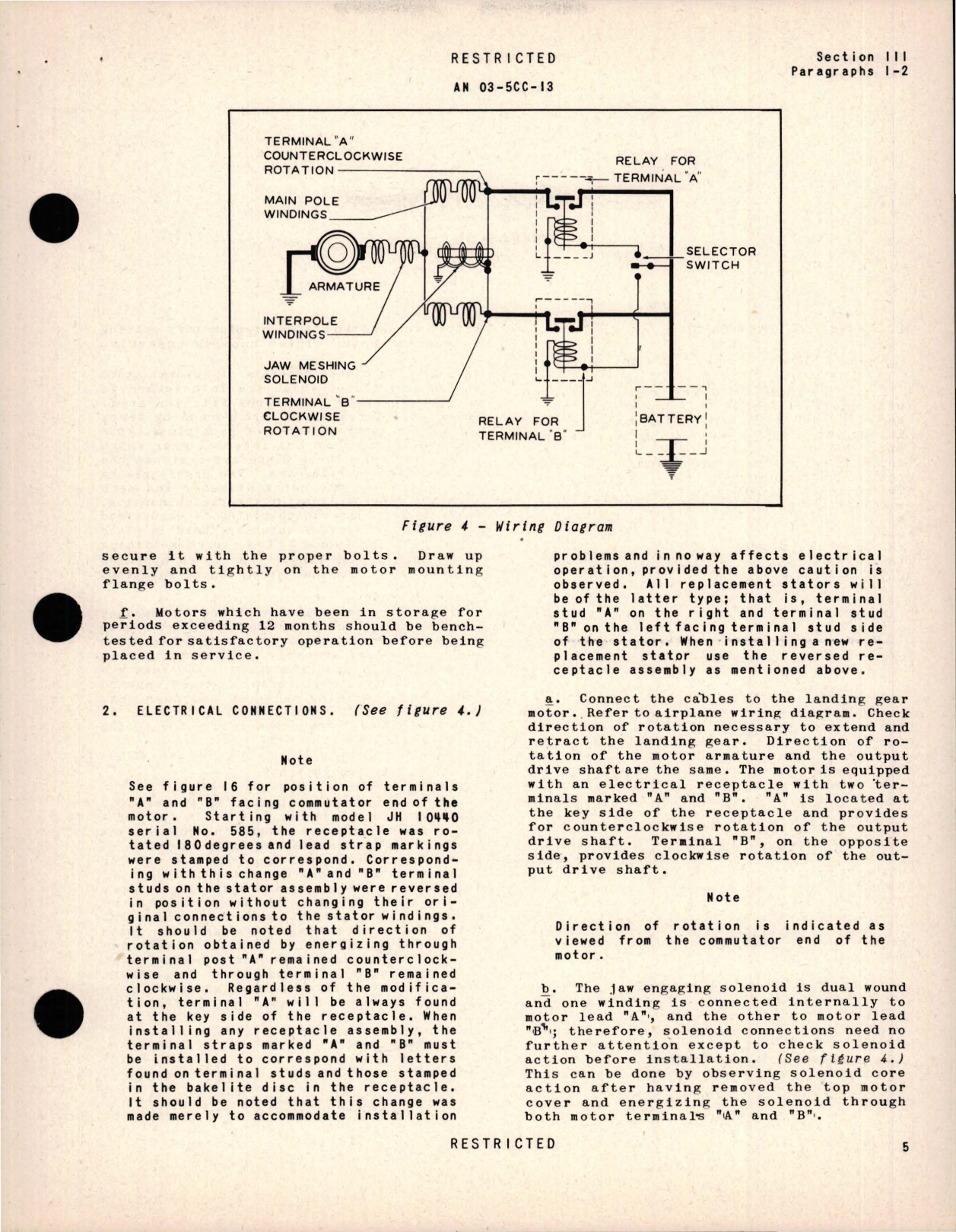 Sample page 9 from AirCorps Library document: Instructions with Parts Catalog for Landing Wheel Retracting Motor - Model JH 10440