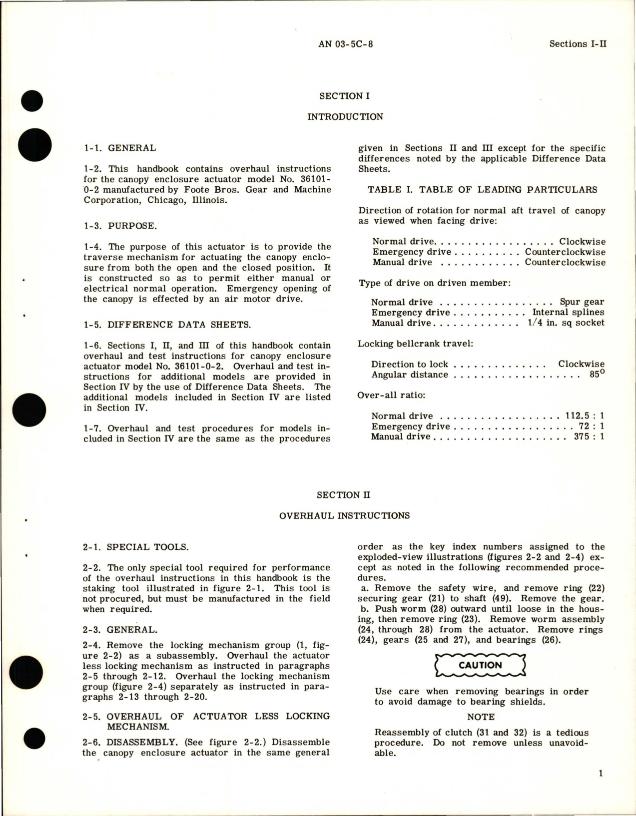 Sample page 5 from AirCorps Library document: Overhaul Instructions for Canopy Enclosure Actuator - 