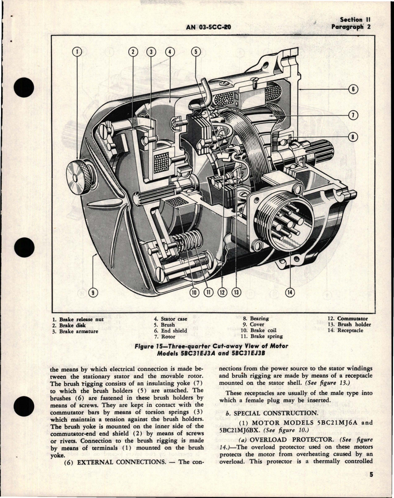 Sample page 9 from AirCorps Library document: Instructions with Parts Catalog for Aircraft Motors - Models 5BC21 and 5BC31 Series 