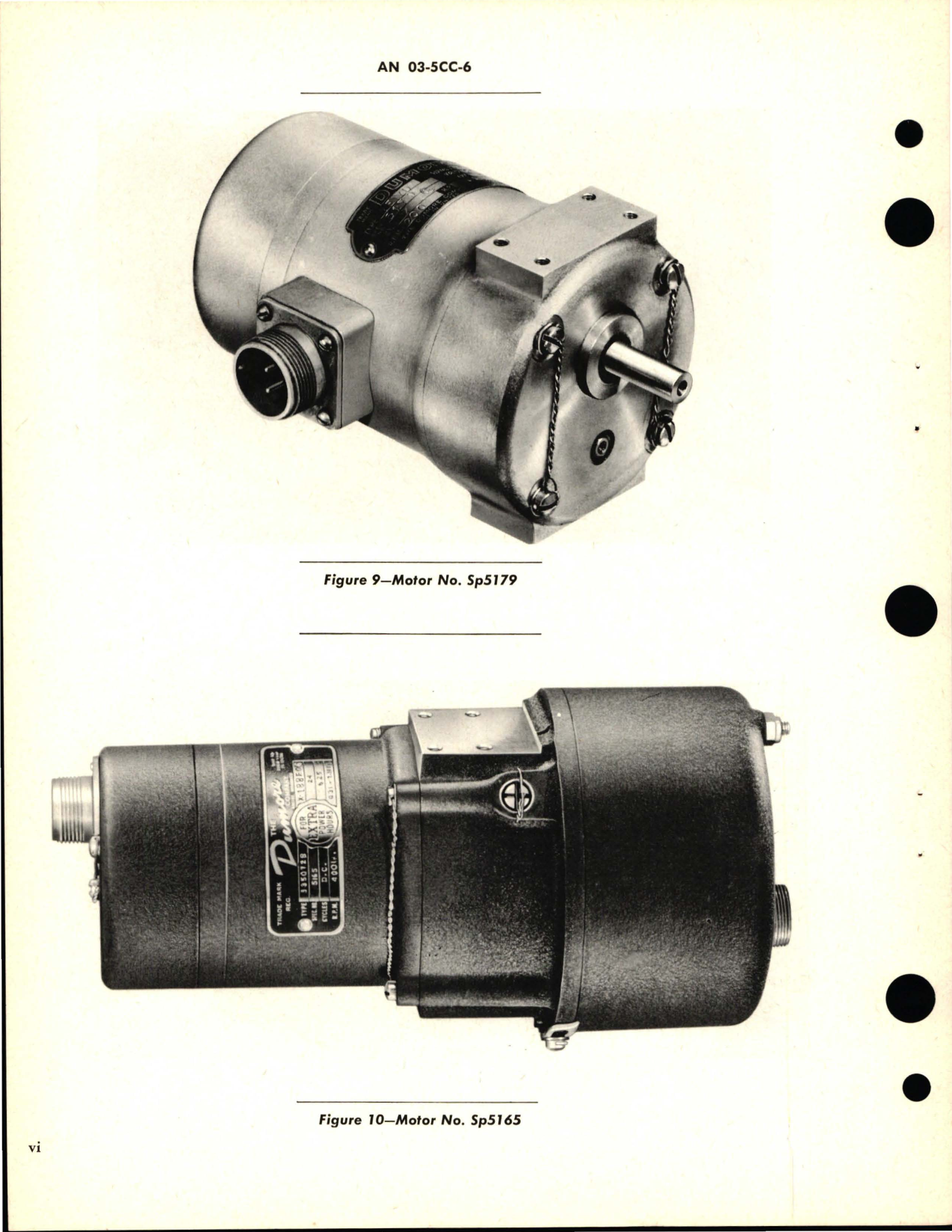 Sample page 8 from AirCorps Library document: Operation, Service, and Overhaul Instructions with Parts Catalog for Fractional Horsepower Electric Motors