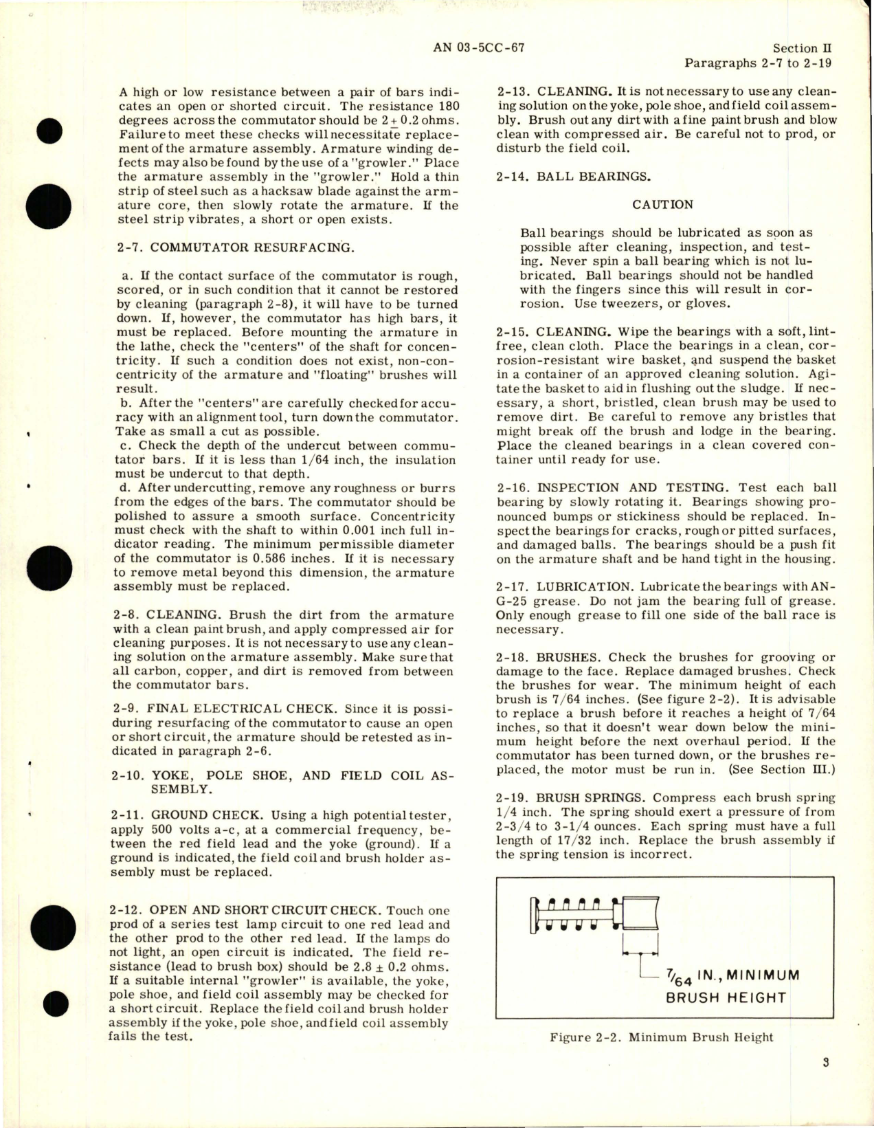 Sample page 5 from AirCorps Library document: Overhaul Instructions for D-C Motor - Model MA-27A