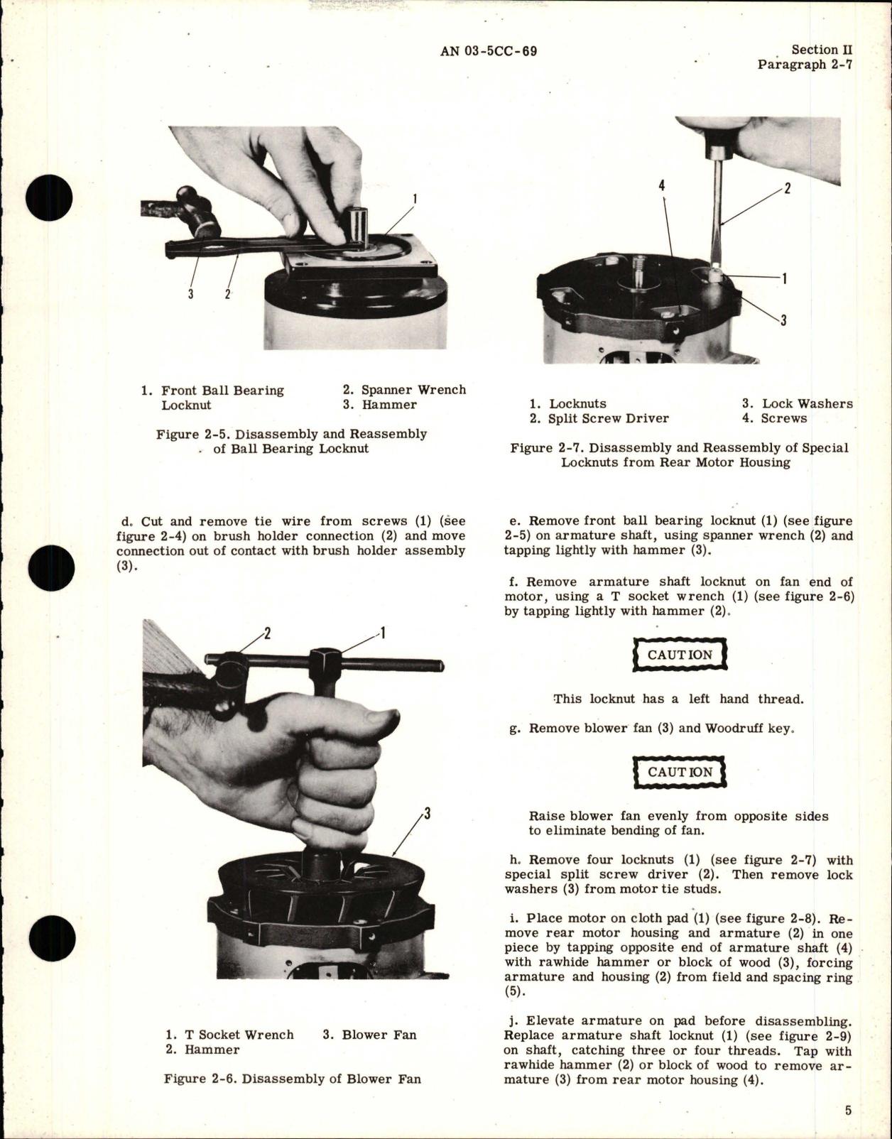 Sample page 9 from AirCorps Library document: Overhaul Instructions for Electric Motors - Models BM517-2, -5, -5A, -5B