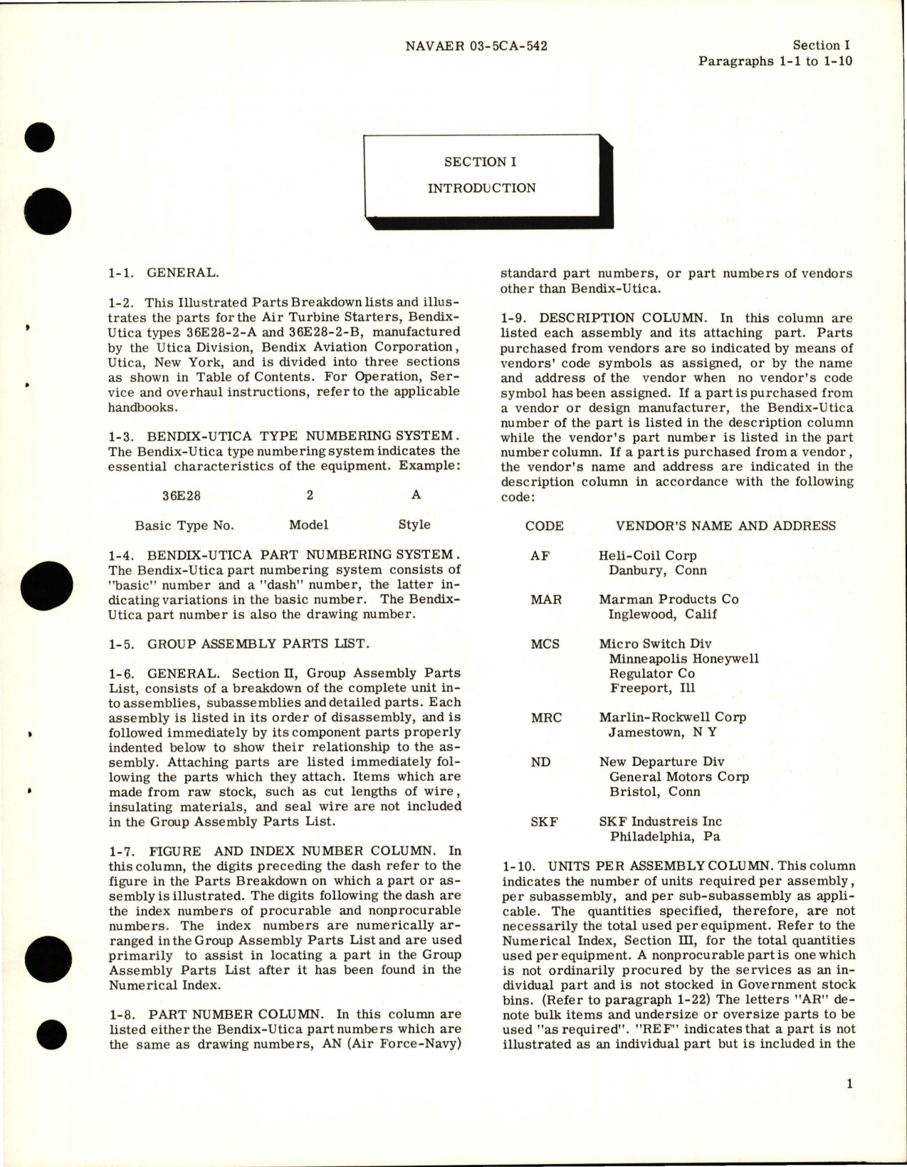 Sample page 5 from AirCorps Library document: Illustrated Parts Breakdown for Air Turbine Starter - Part 36E28