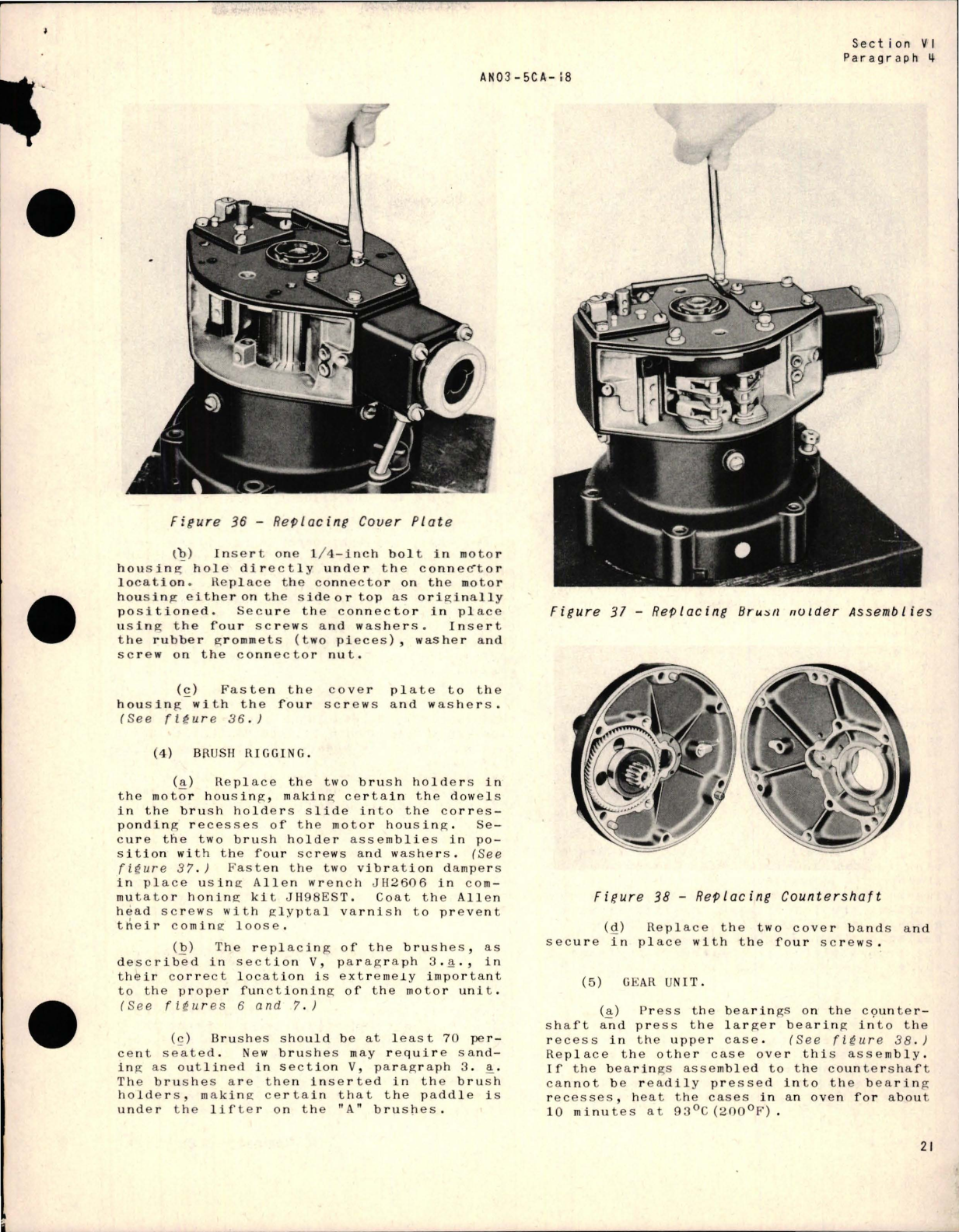 Sample page 5 from AirCorps Library document: Operation, Service, Overhaul Instructions with Parts Catalog for Electric Direct Cranking Starters - Model JH4N Series