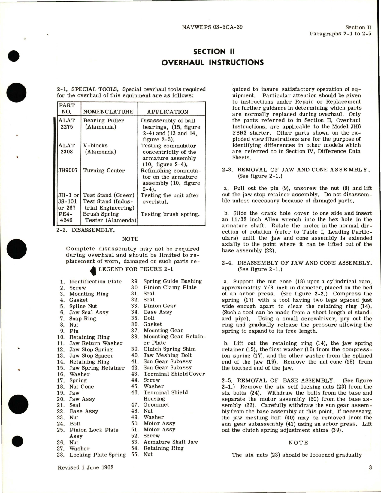 Sample page 7 from AirCorps Library document: Overhaul Instructions for Engine Starters 