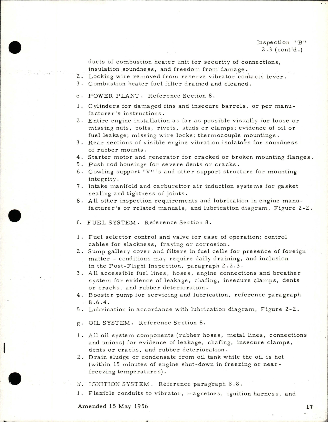Sample page 9 from AirCorps Library document: Maintenance and Inspection for DHC-3 Otter