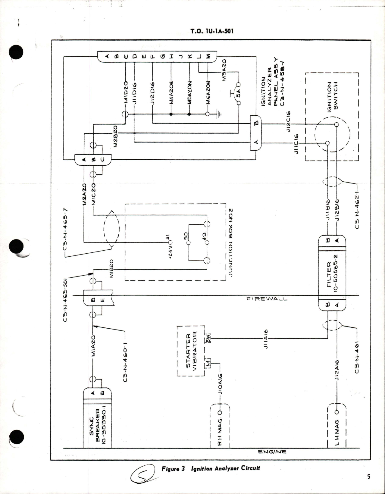 Sample page 5 from AirCorps Library document: Installation of Bendix Ignition Analyzer - U-1A Series