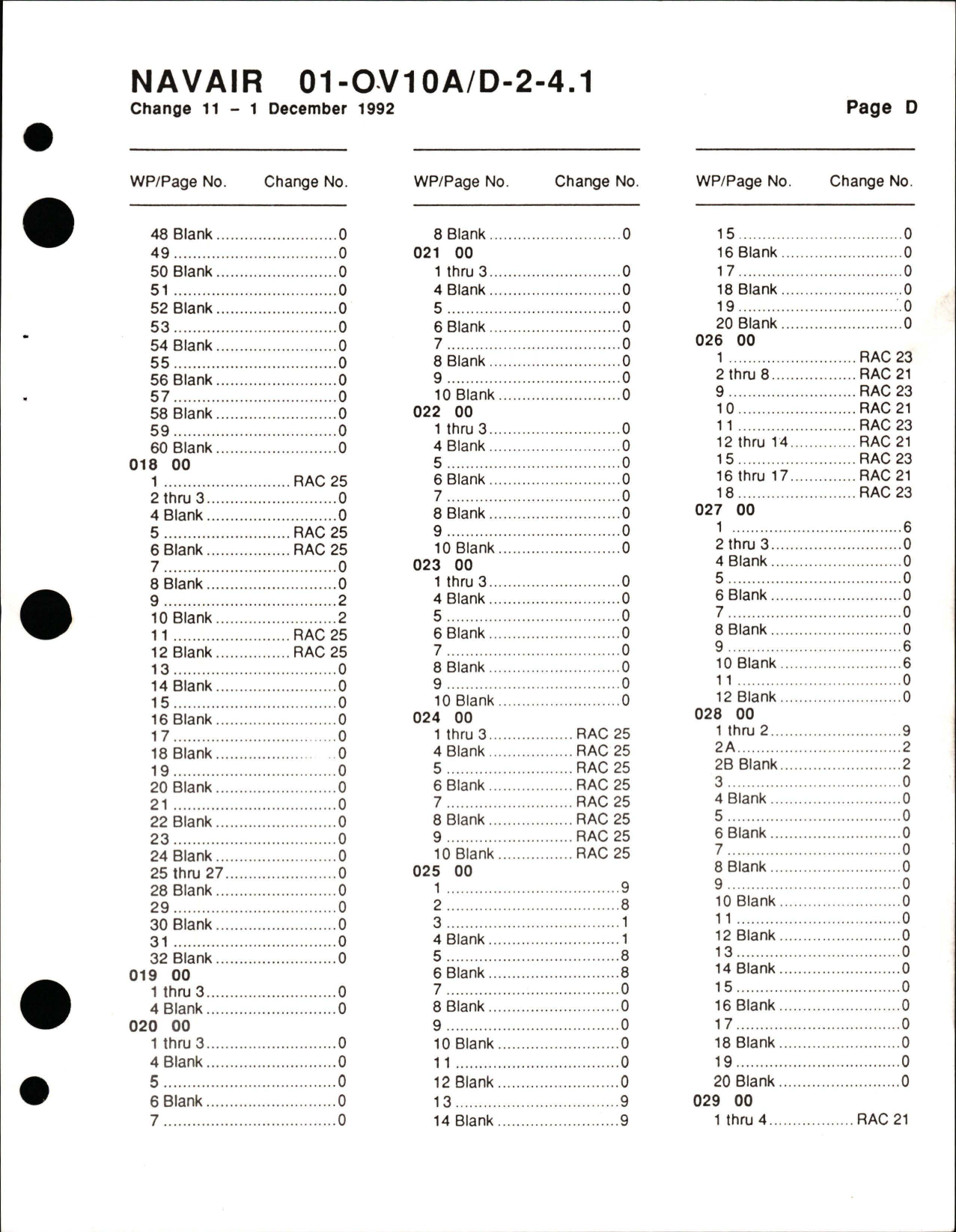 Sample page 5 from AirCorps Library document: Organizational Maintenance with Illustrated Parts Breakdown for Power Plants on the OV-10A/D