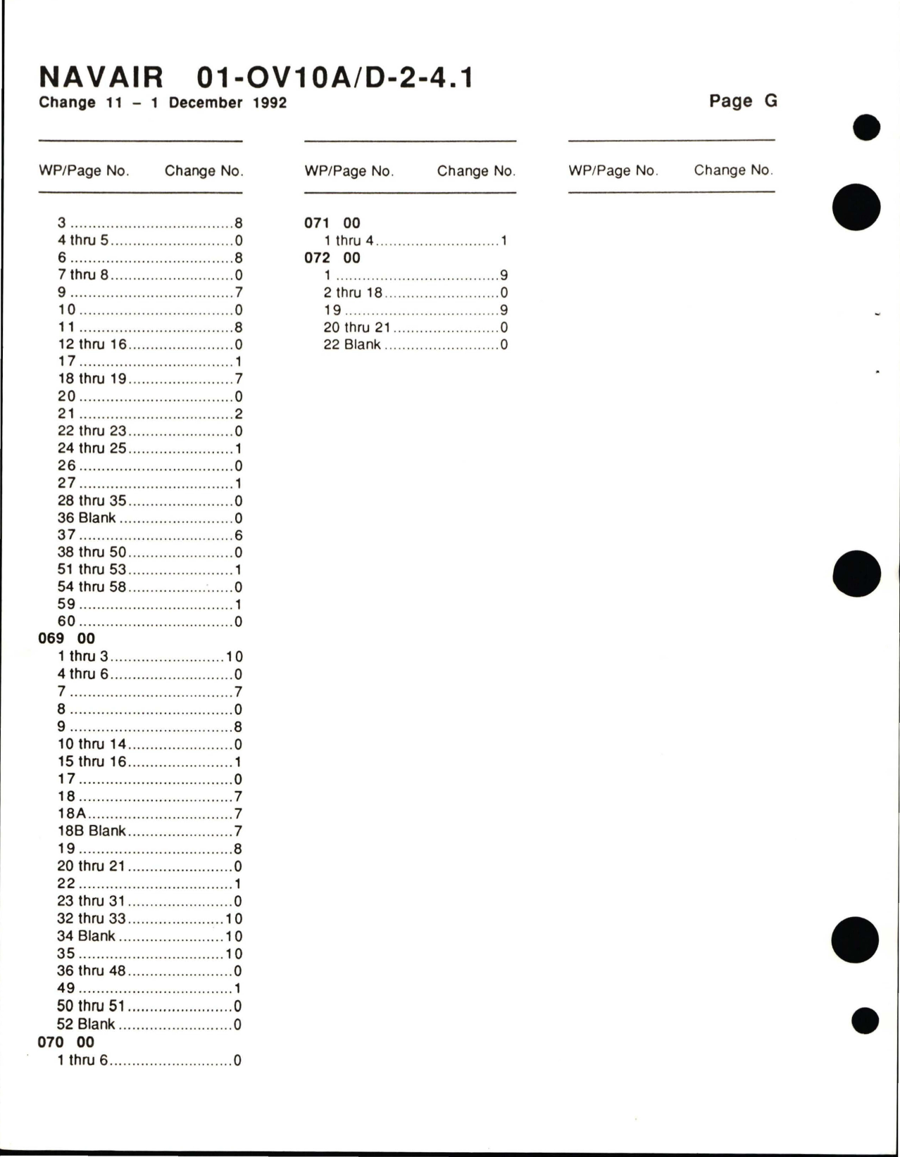 Sample page 8 from AirCorps Library document: Organizational Maintenance with Illustrated Parts Breakdown for Power Plants on the OV-10A/D