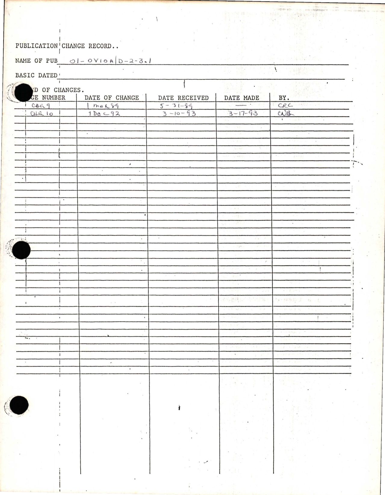 Sample page 5 from AirCorps Library document: Organizational Maintenance with Illustrated Parts Breakdown for Environmental Systems for OV-10A/D