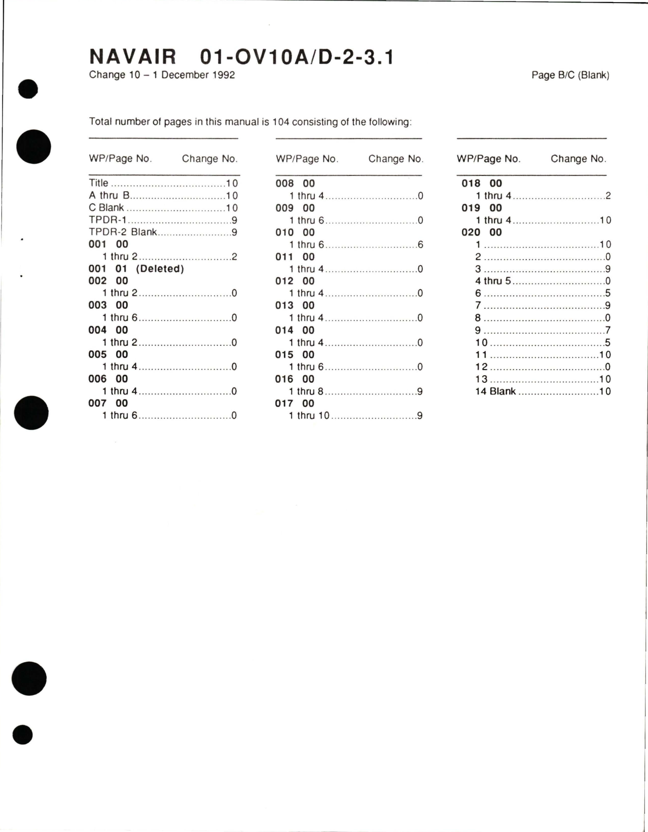 Sample page 7 from AirCorps Library document: Organizational Maintenance with Illustrated Parts Breakdown for Environmental Systems for OV-10A/D