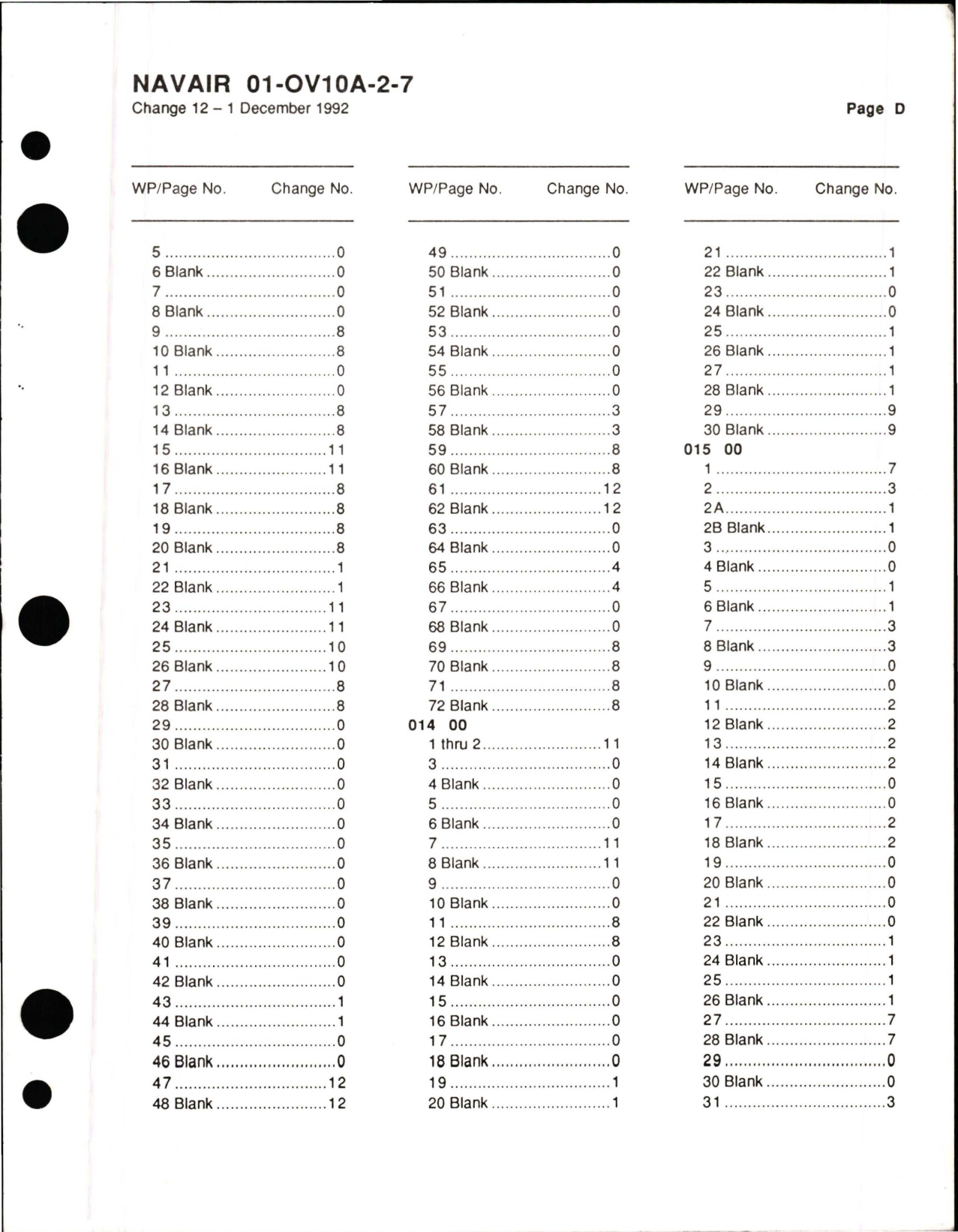 Sample page 5 from AirCorps Library document: Organizational Maintenance for Wiring Data for OV-10A