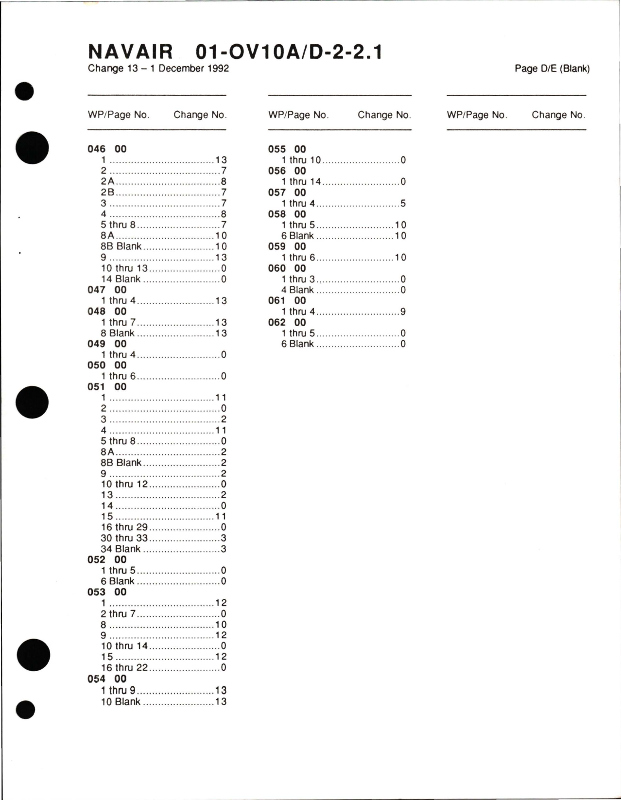 Sample page 5 from AirCorps Library document: Organizational Maintenance with Illustrated Parts Breakdown for Airframe Systems on OV-10A/D