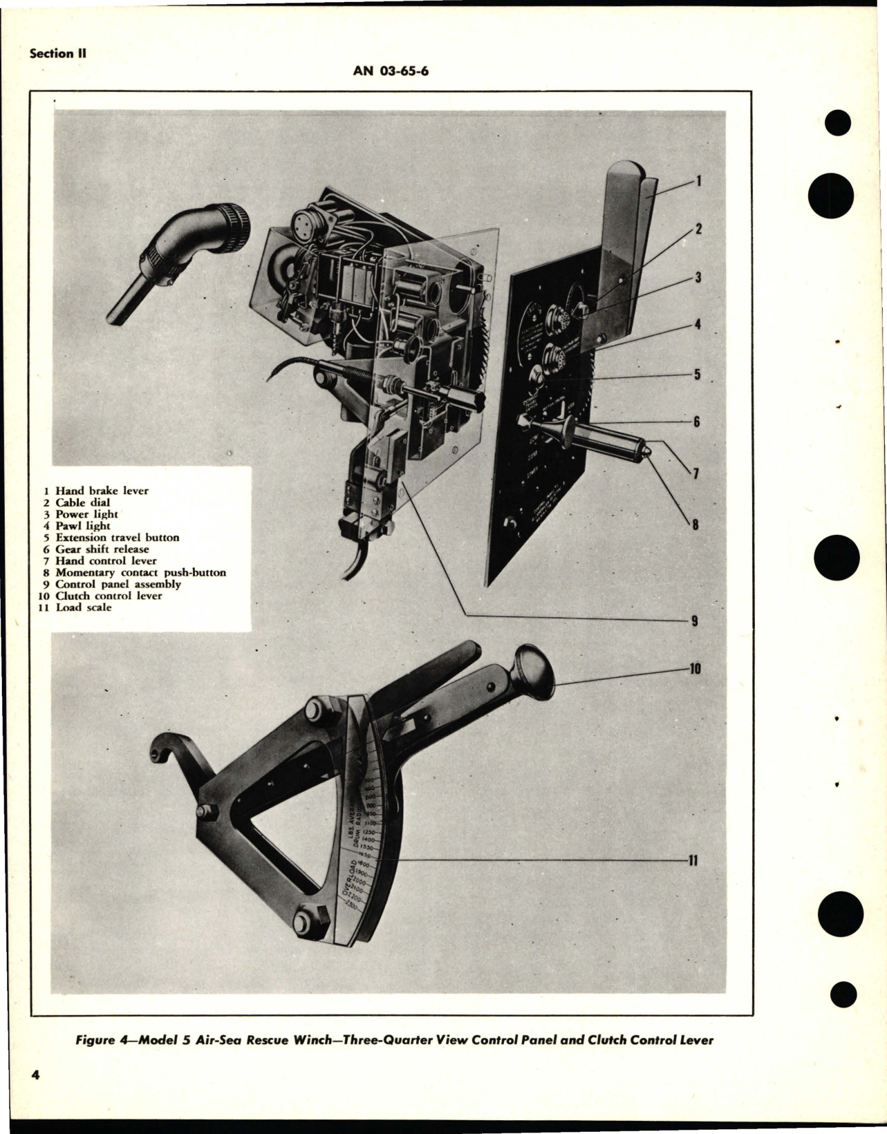 Sample page 8 from AirCorps Library document: Operation, Service and Overhaul Instructions with Parts Catalog for Air Sea Rescue Winch - Model 5