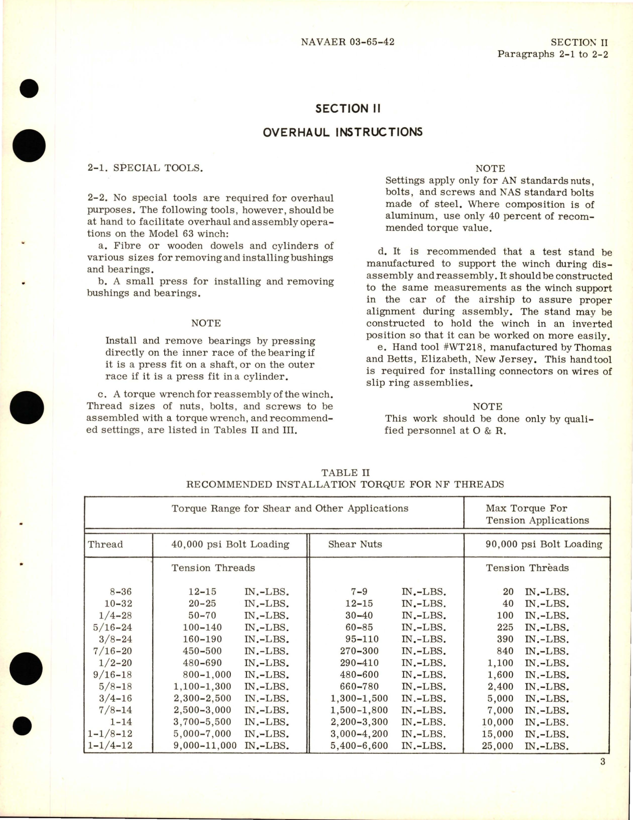 Sample page 7 from AirCorps Library document: Overhaul Instructions for All Purpose Winch - Model 63