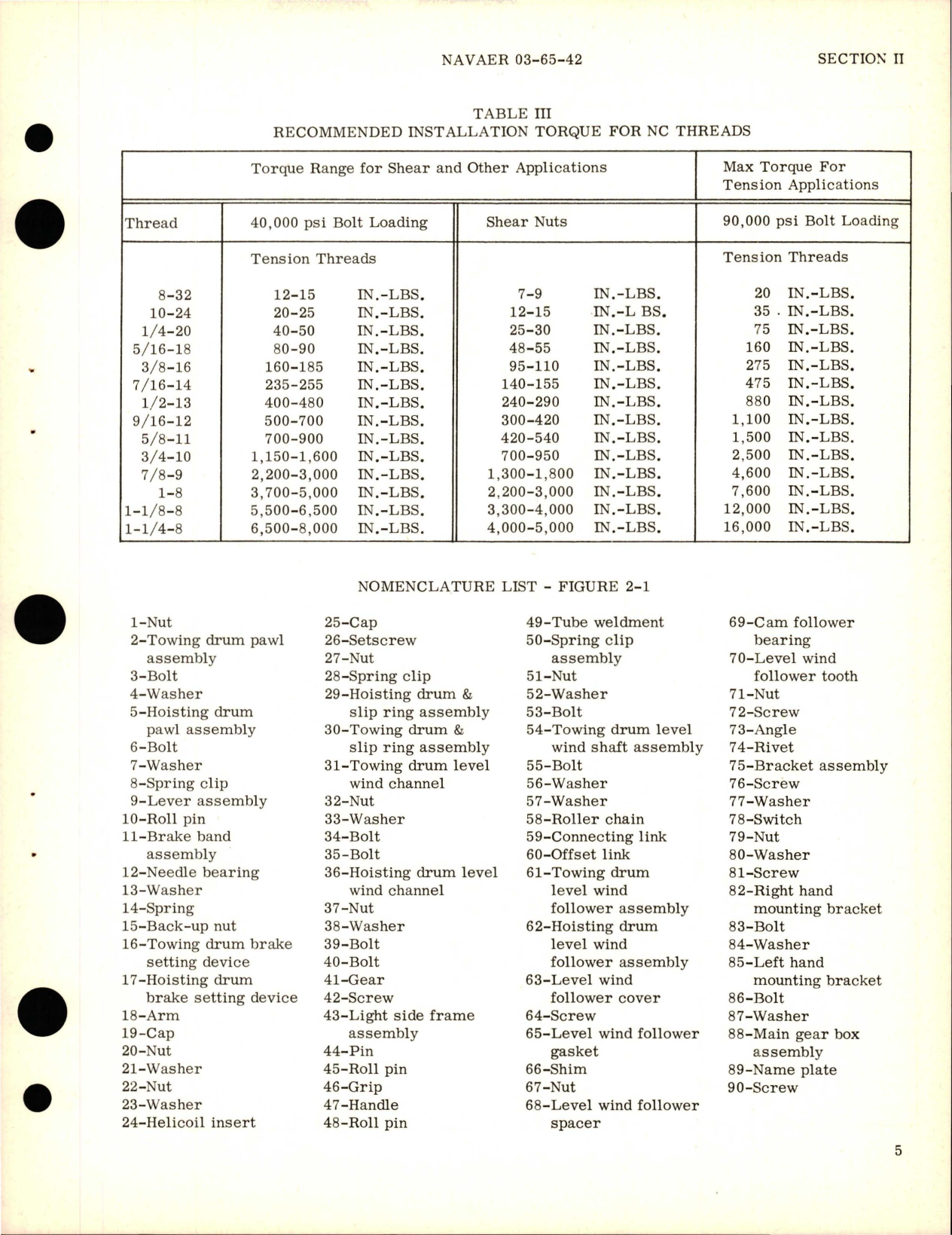 Sample page 9 from AirCorps Library document: Overhaul Instructions for All Purpose Winch - Model 63