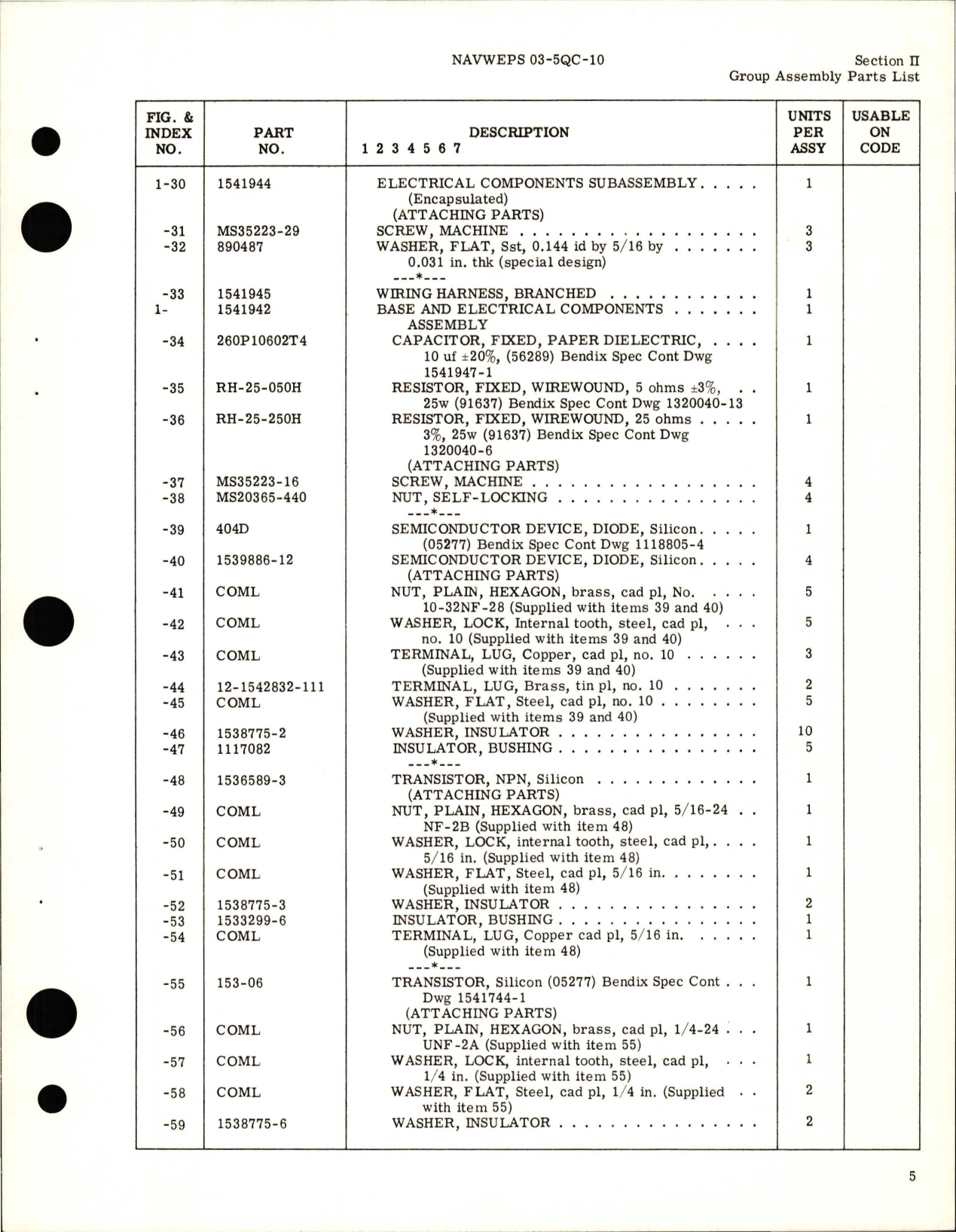 Sample page 7 from AirCorps Library document: Illustrated Parts Breakdown for Control Panel - Type 21B30-3-A