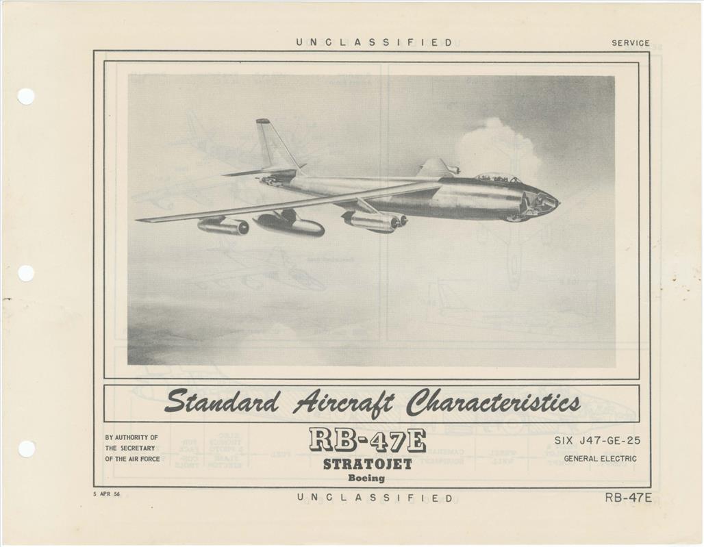RB 47E Boeing Stratojet Standard Aircraft Characteristics AirCorps rb-47e-boeing-stratojet-standard-aircraft-characteristics-aircorps