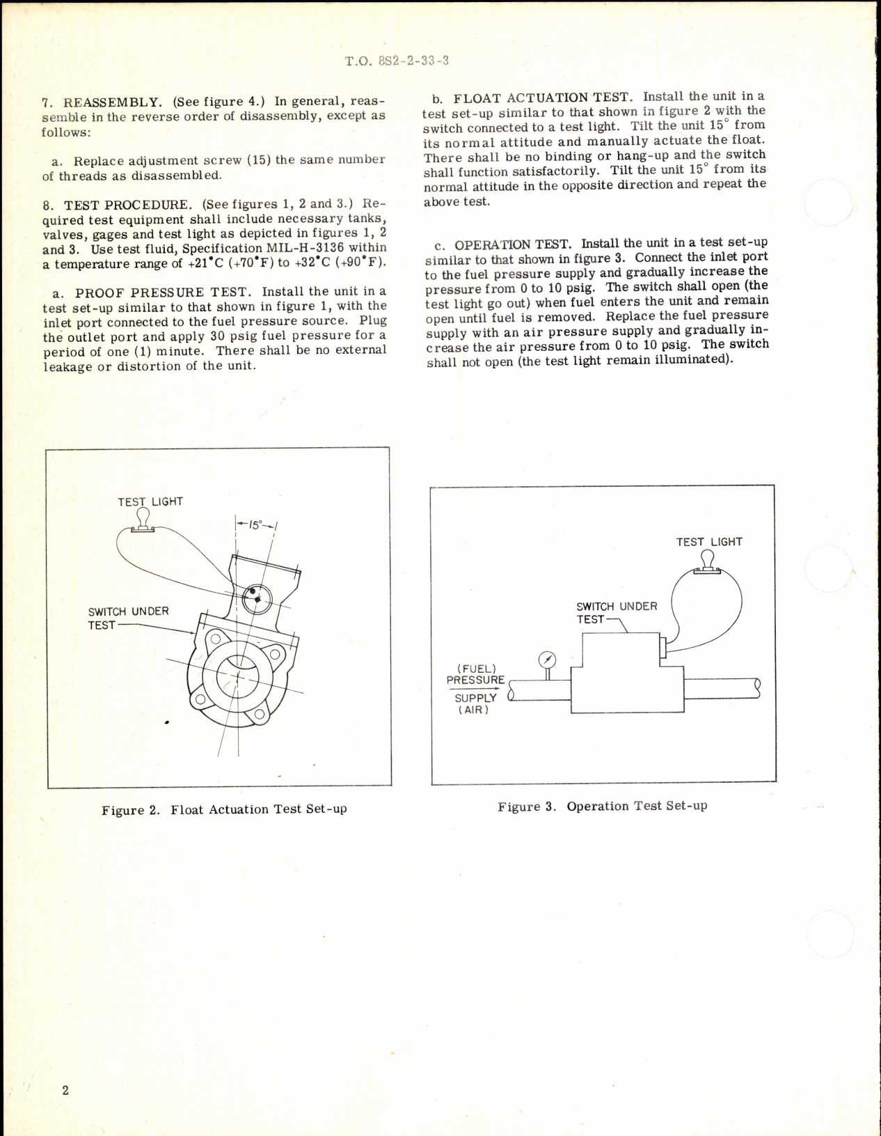 Sample page 2 from AirCorps Library document: Fuel Flow Indicator Switch Part No 1-552-61