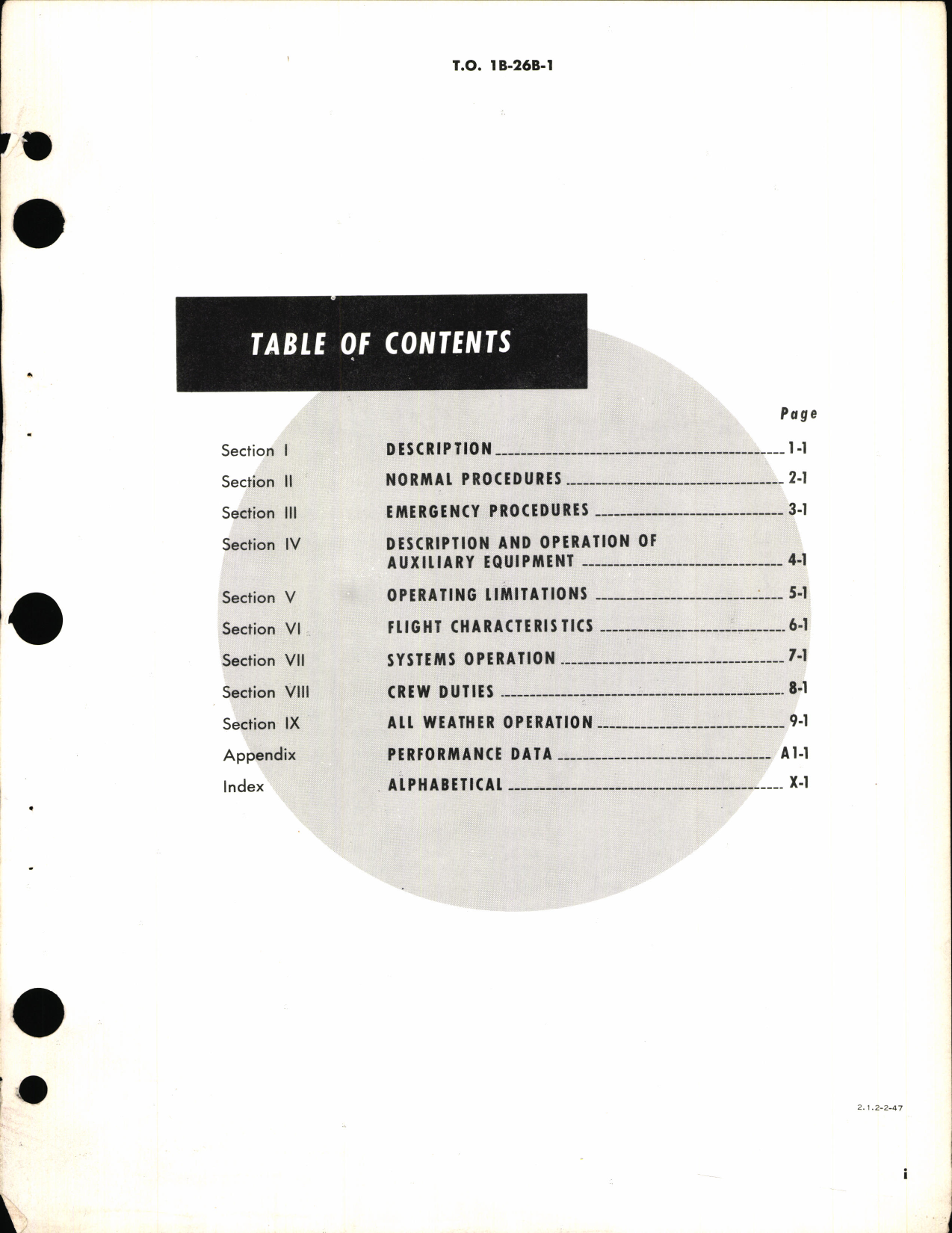 Sample page 3 from AirCorps Library document: Flight Handbook for B-26B and TB-26B